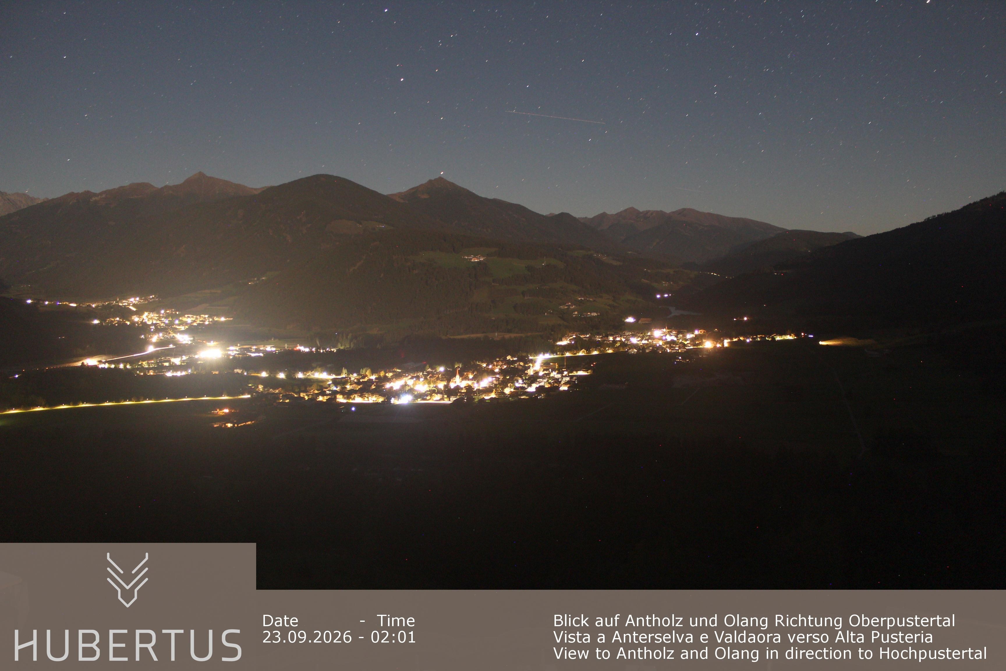 Archived image Webcam Olang in South Tyrol – Hotel Hubertus