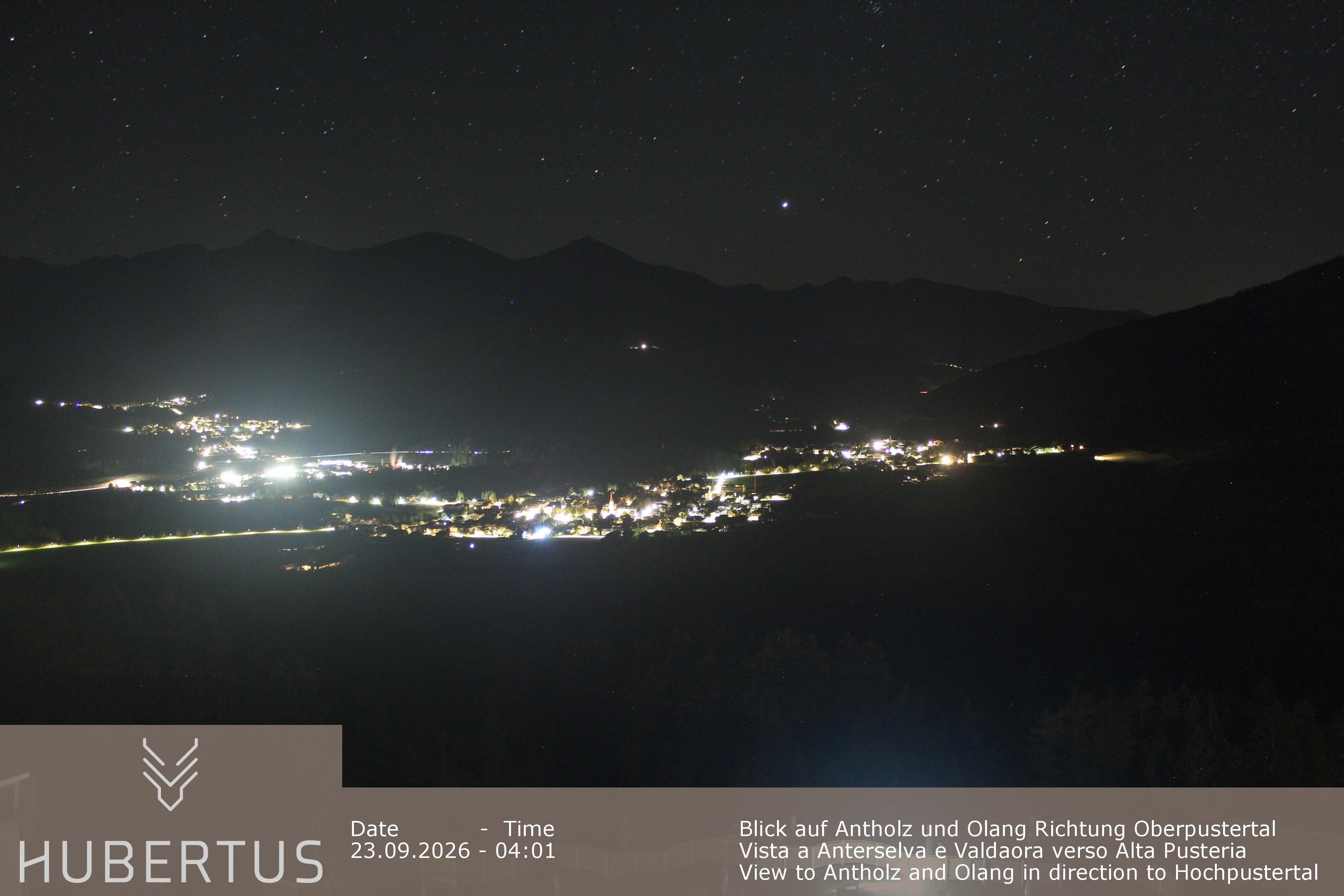 Archived image Webcam Olang in South Tyrol – Hotel Hubertus