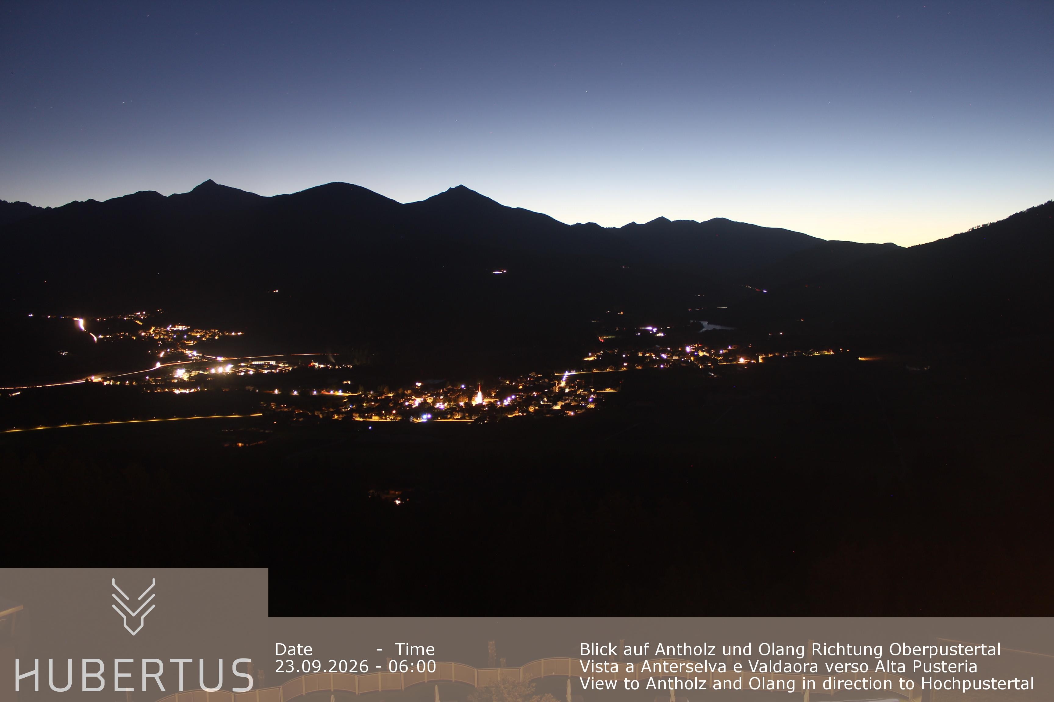Archived image Webcam Olang in South Tyrol – Hotel Hubertus