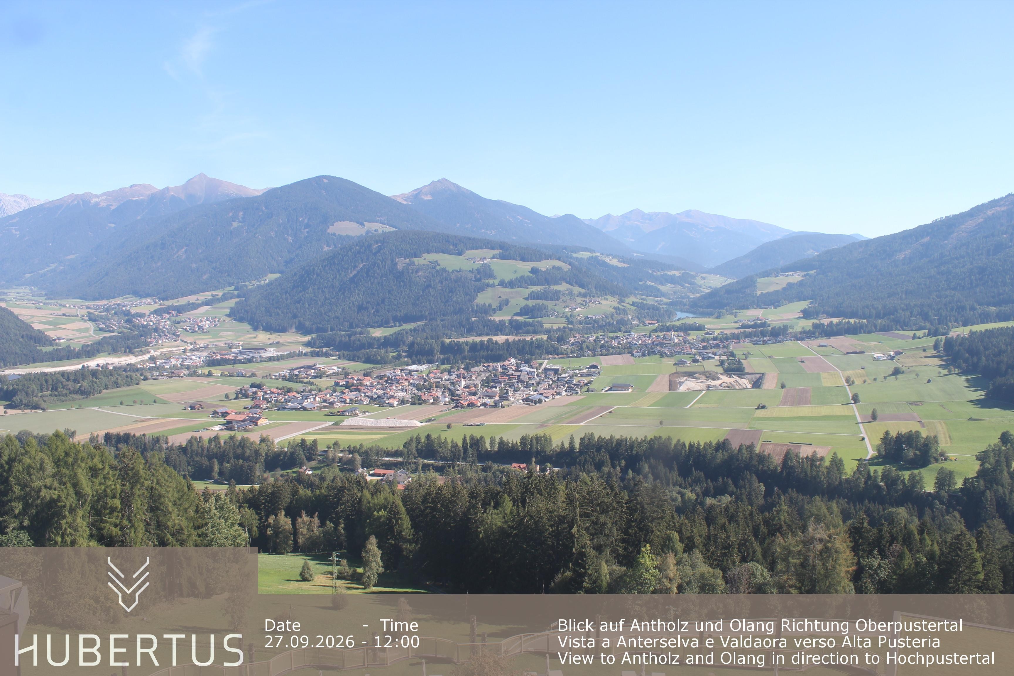 Archiv Foto Webcam Olang, Hotel Hubertus (Südtirol)