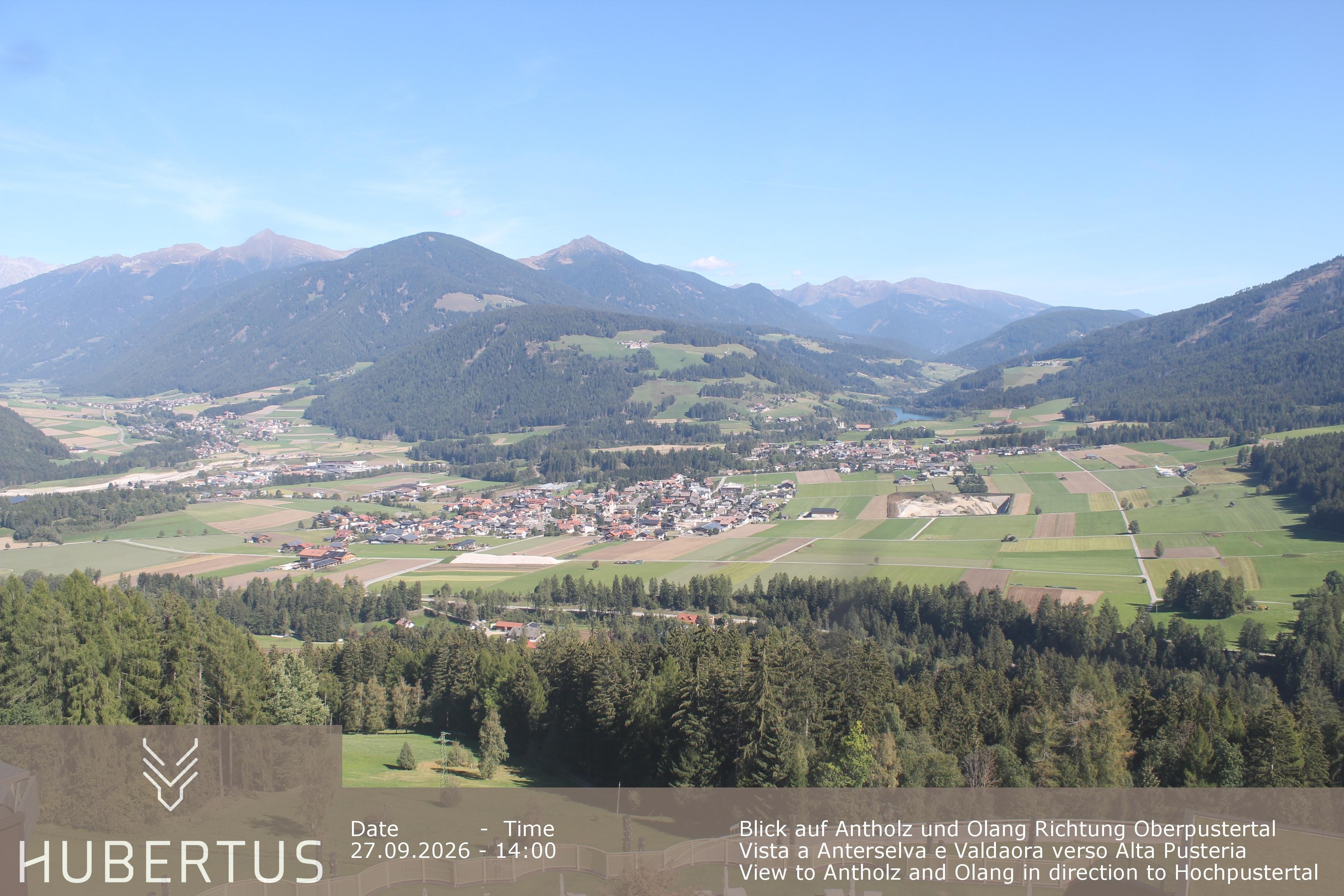 Archiv Foto Webcam Olang, Hotel Hubertus (Südtirol)