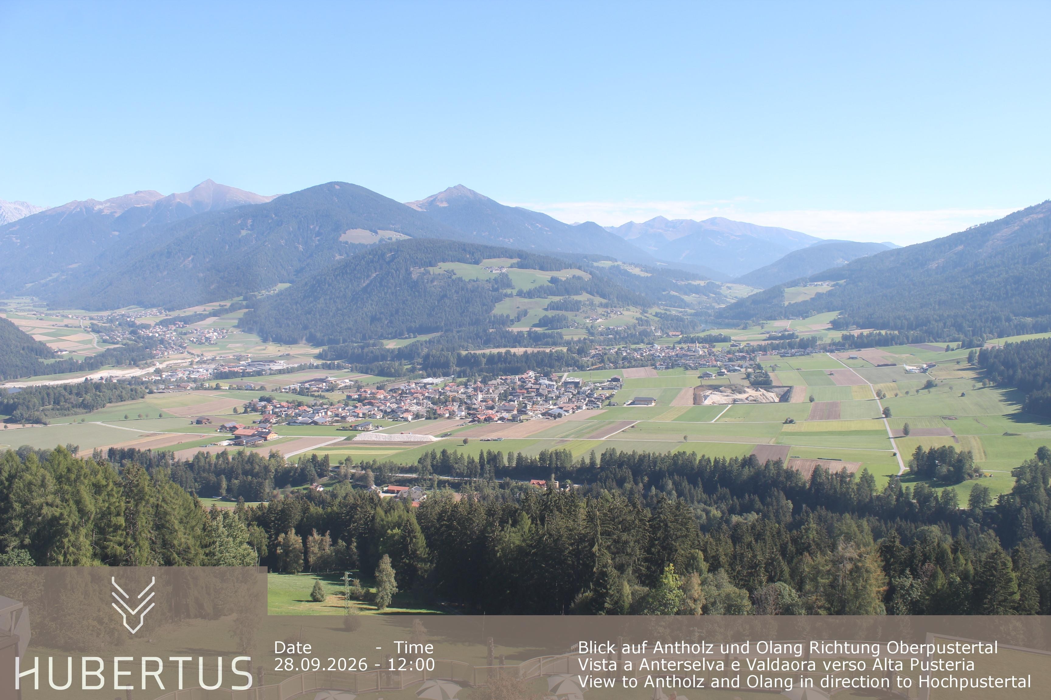 Archiv Foto Webcam Olang, Hotel Hubertus (Südtirol)