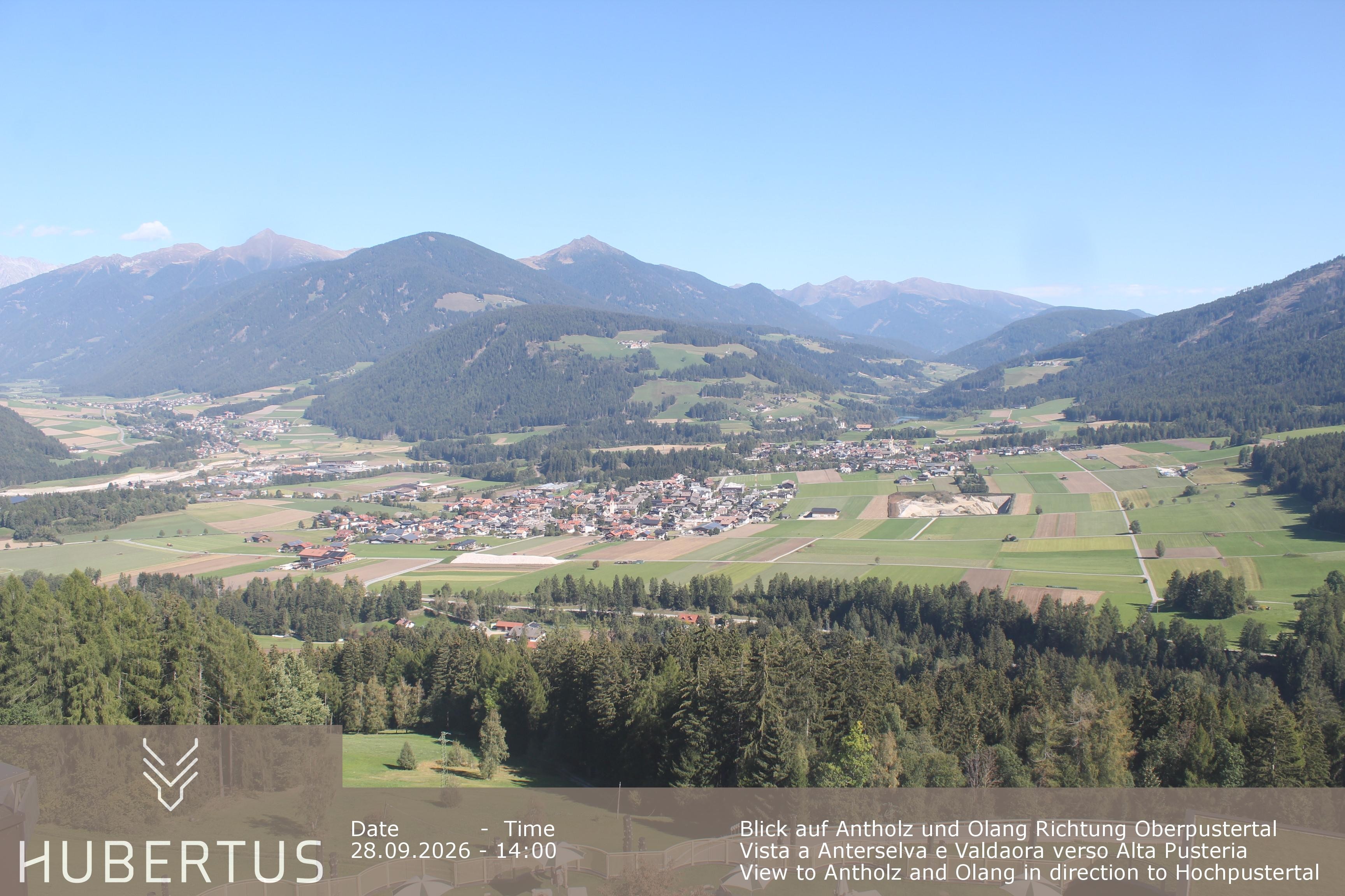 Archiv Foto Webcam Olang, Hotel Hubertus (Südtirol)