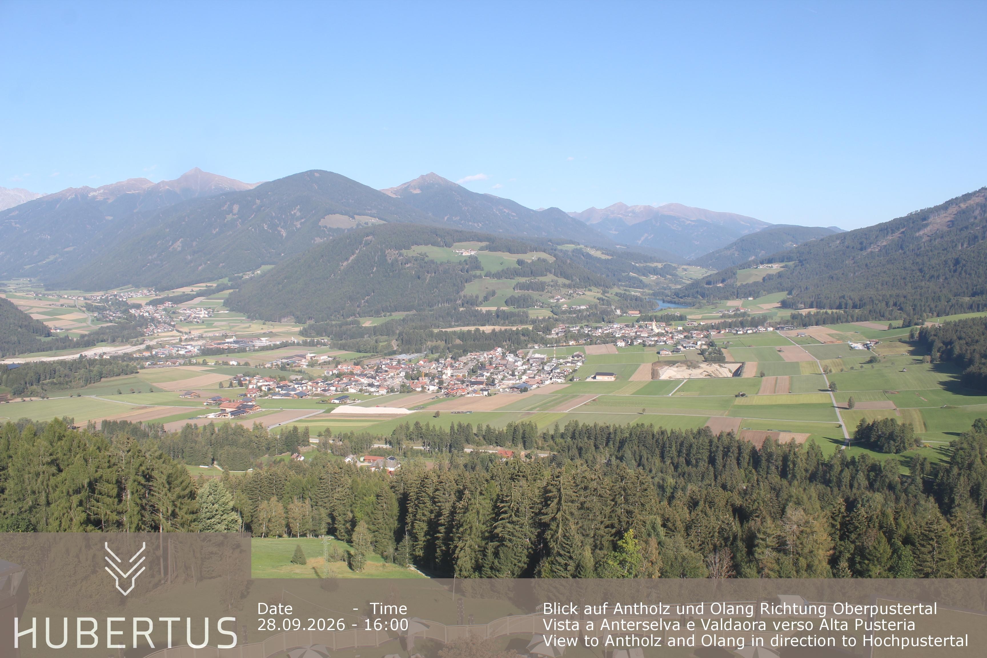 Archiv Foto Webcam Olang, Hotel Hubertus (Südtirol)