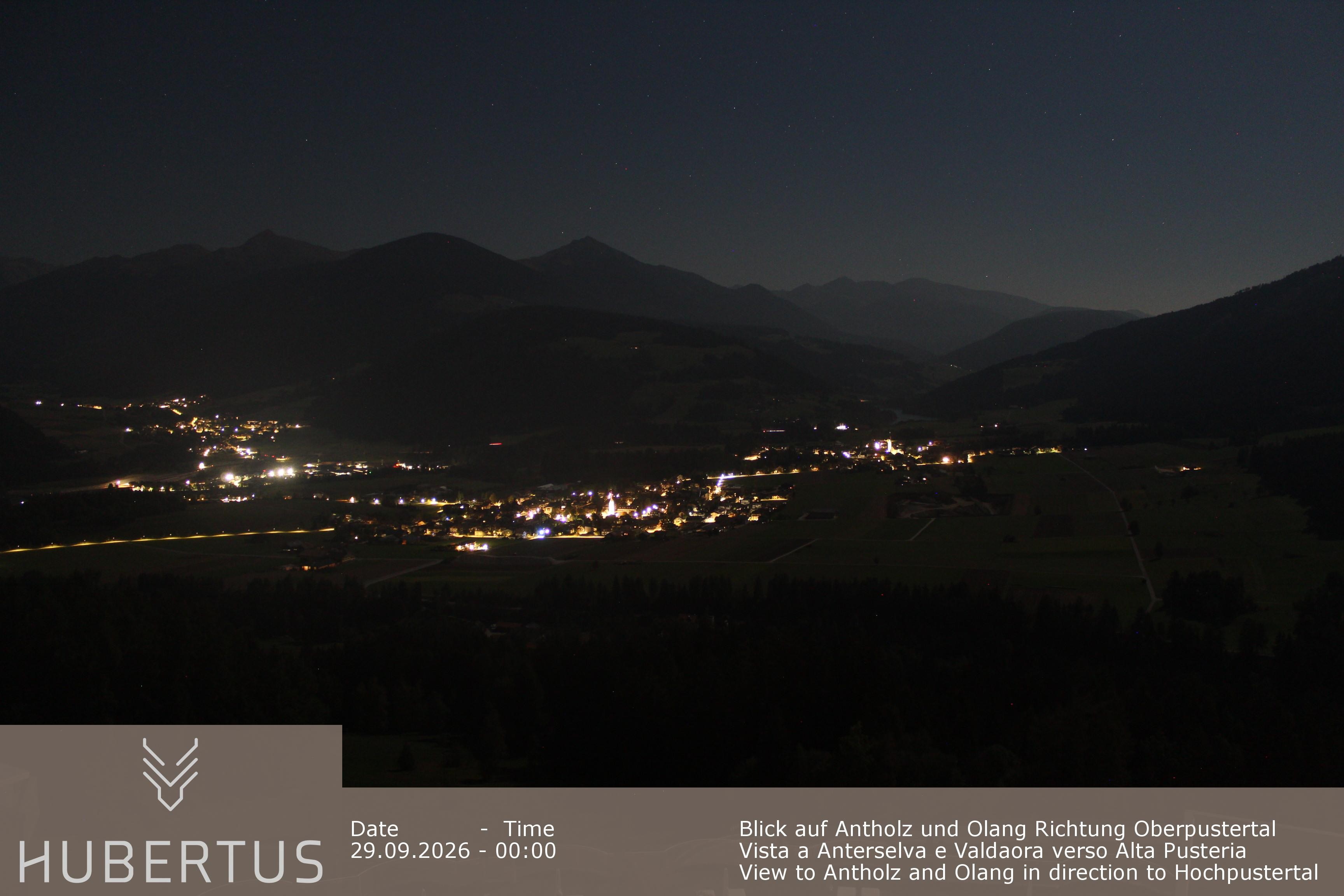 Archived image Webcam Olang in South Tyrol – Hotel Hubertus