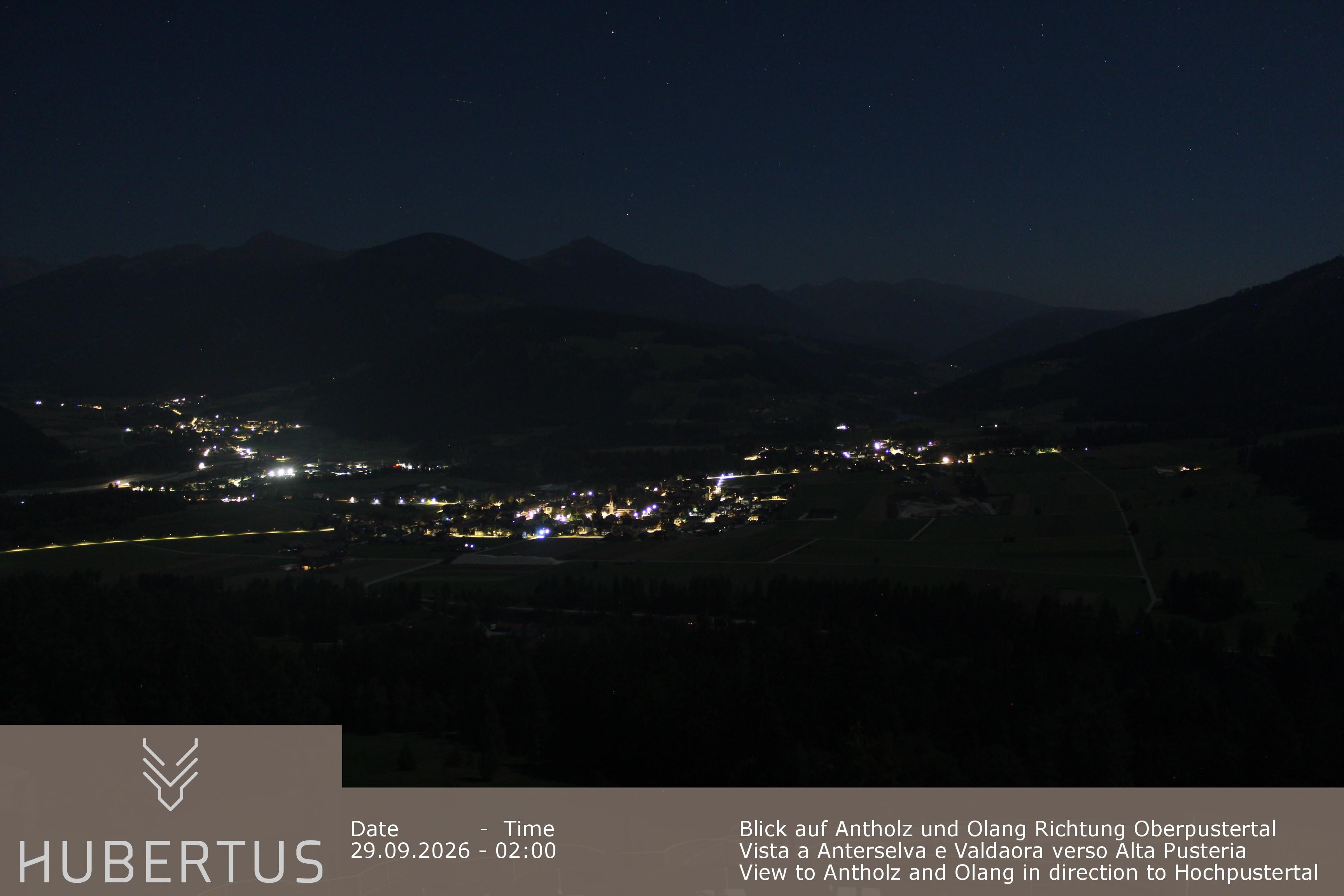 Archived image Webcam Olang in South Tyrol – Hotel Hubertus