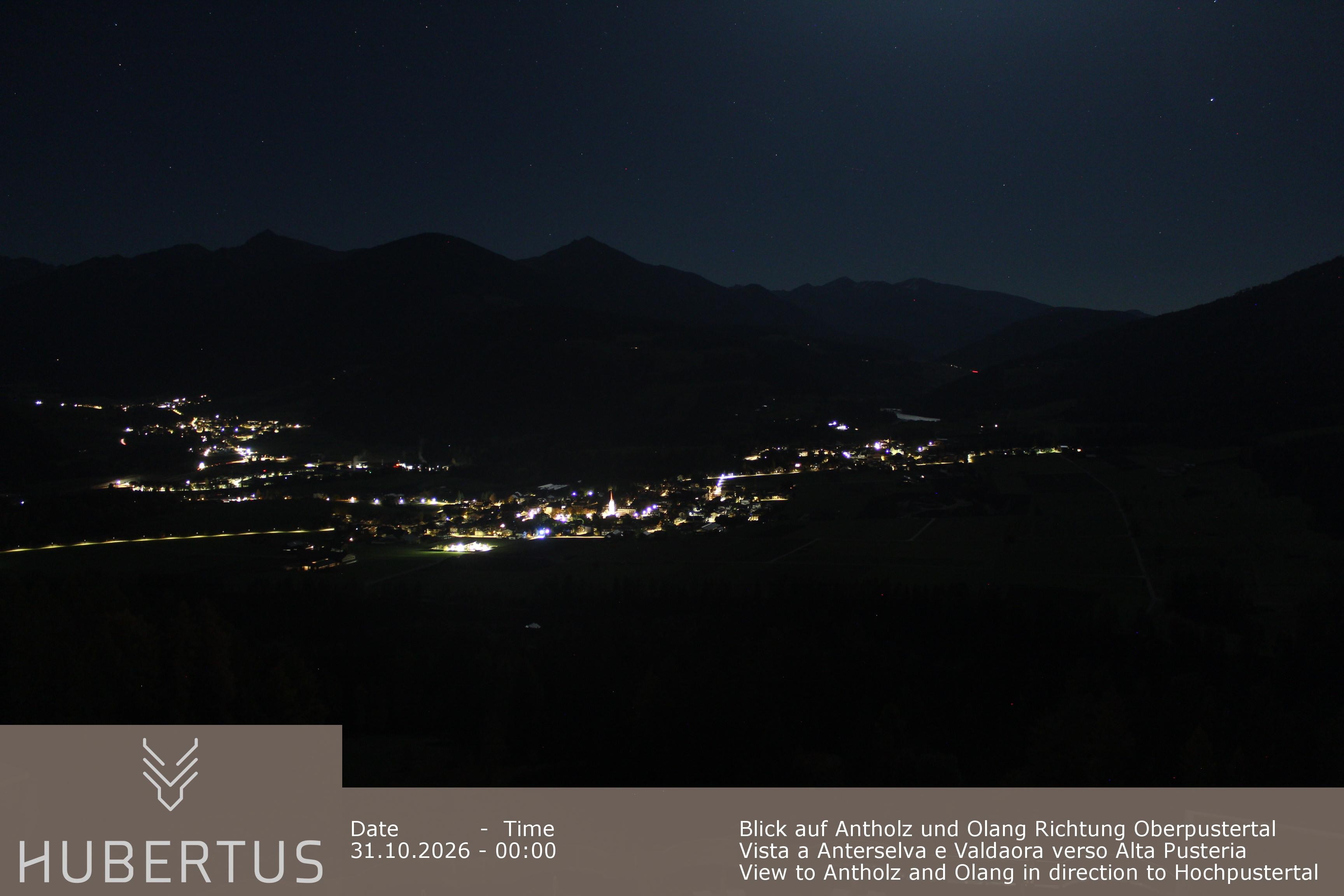 Archived image Webcam Olang in South Tyrol – Hotel Hubertus