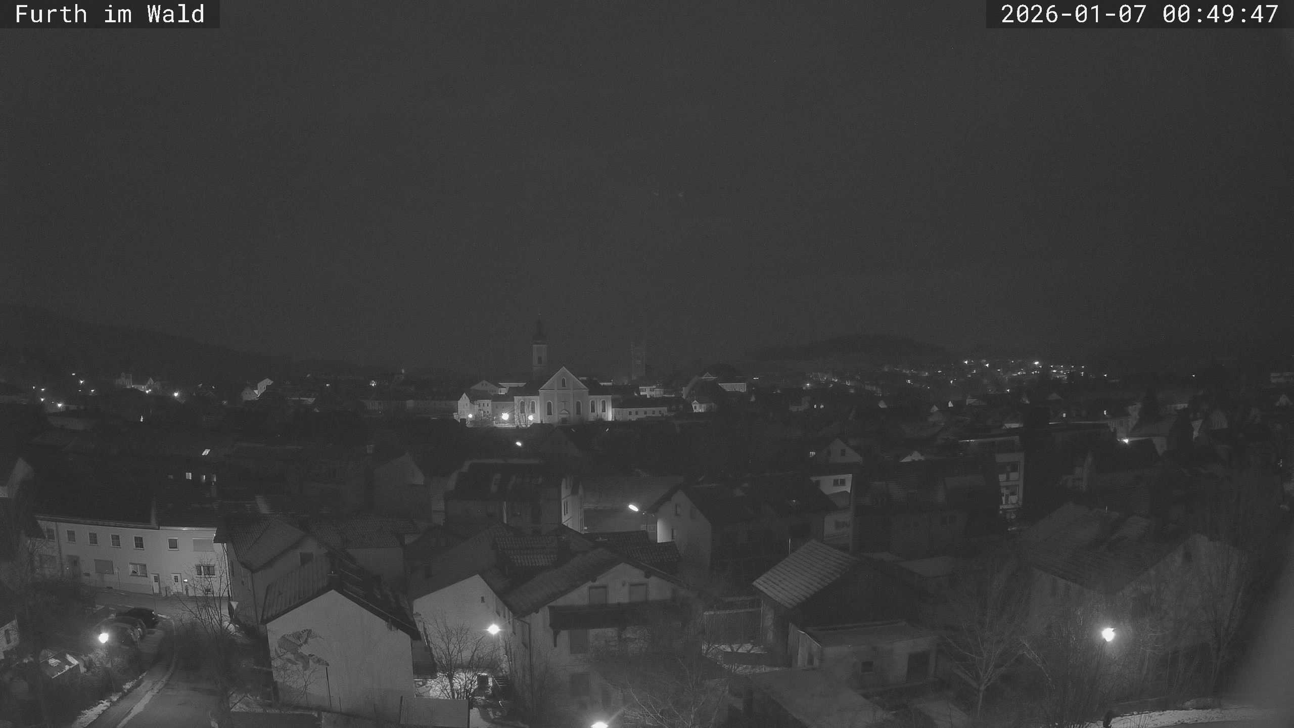 Archived image Webcam City of Furth im Wald