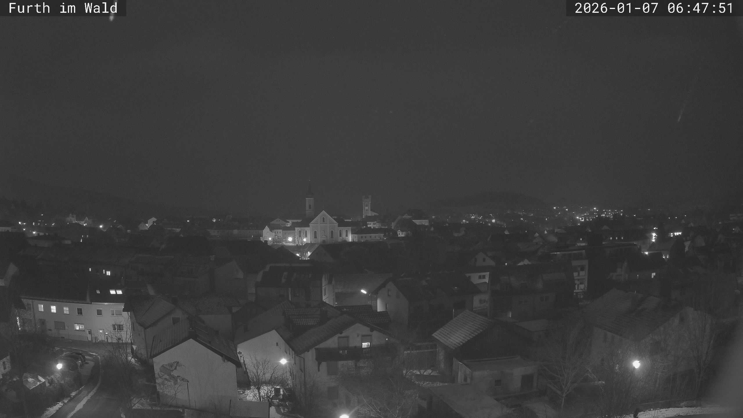 Archived image Webcam City of Furth im Wald