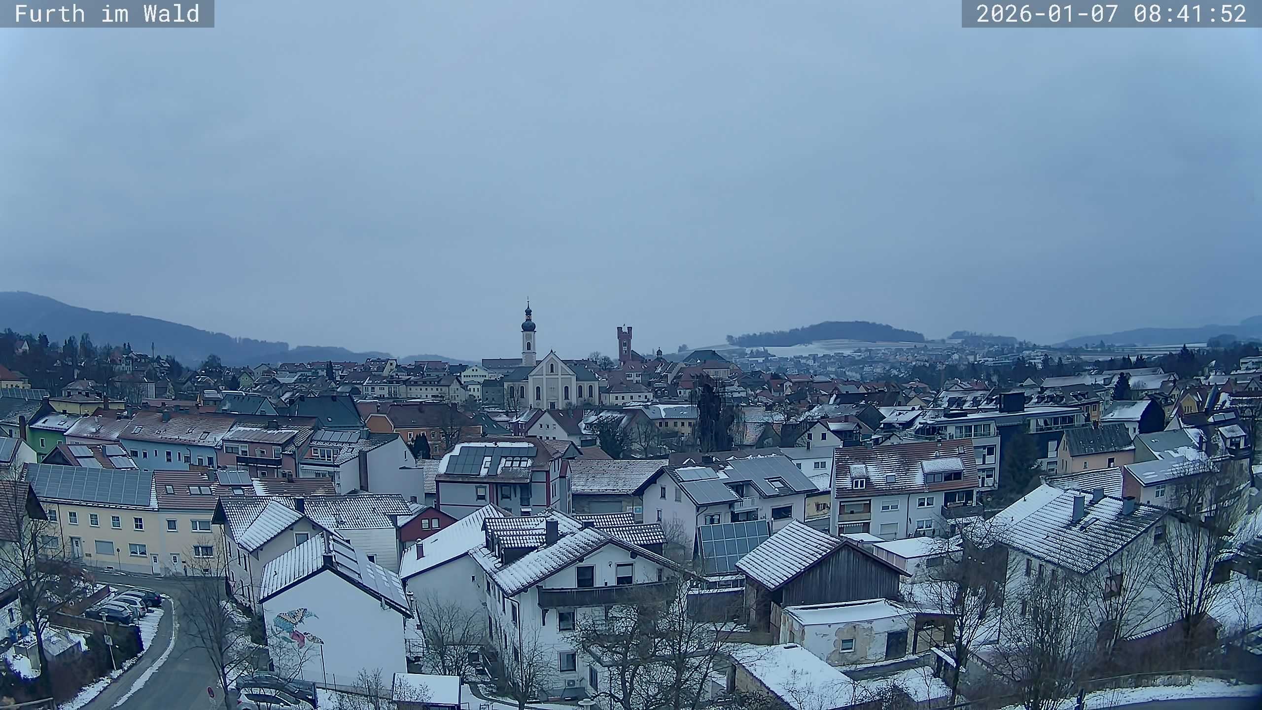 Archived image Webcam City of Furth im Wald