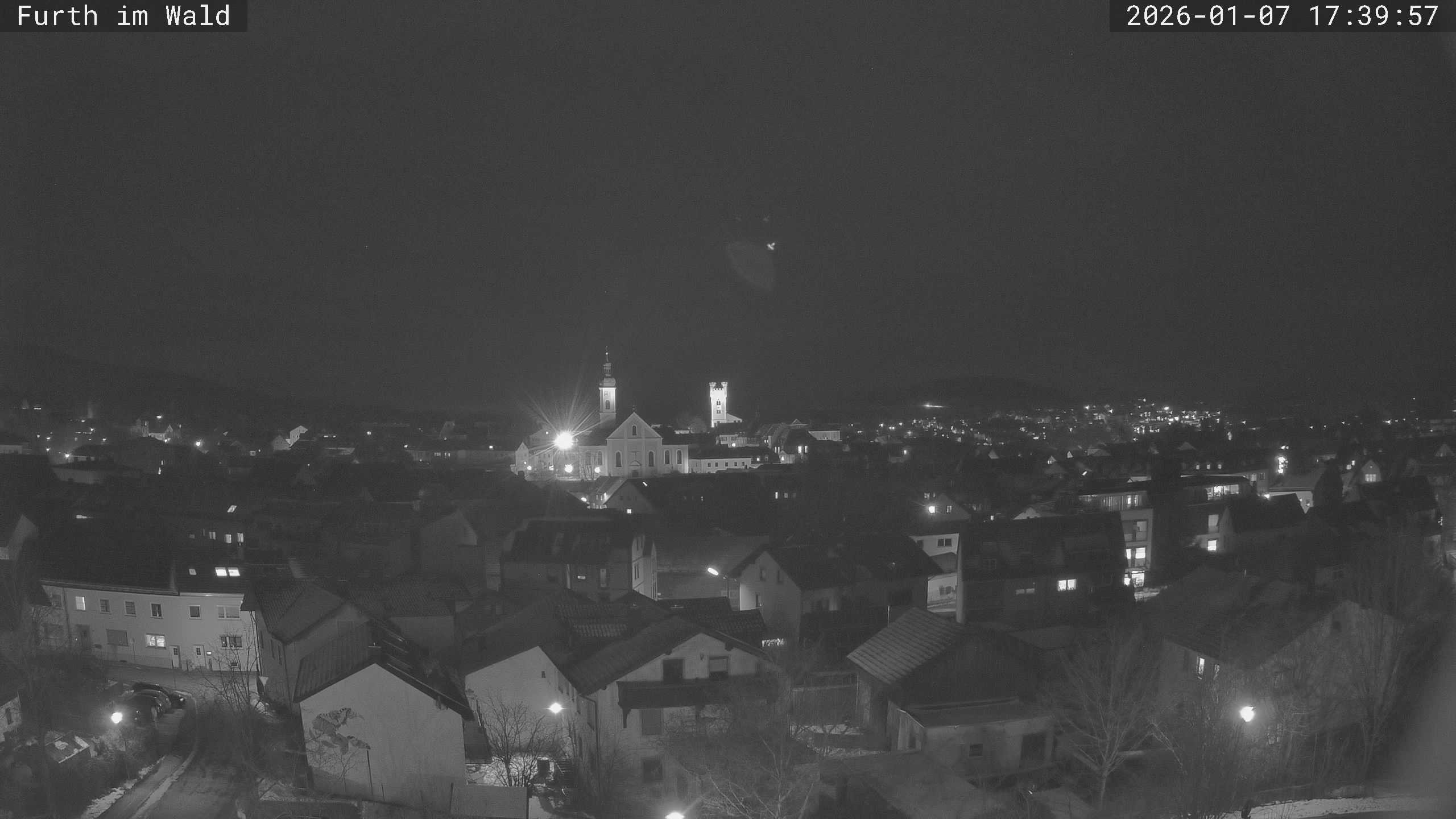 Archived image Webcam City of Furth im Wald