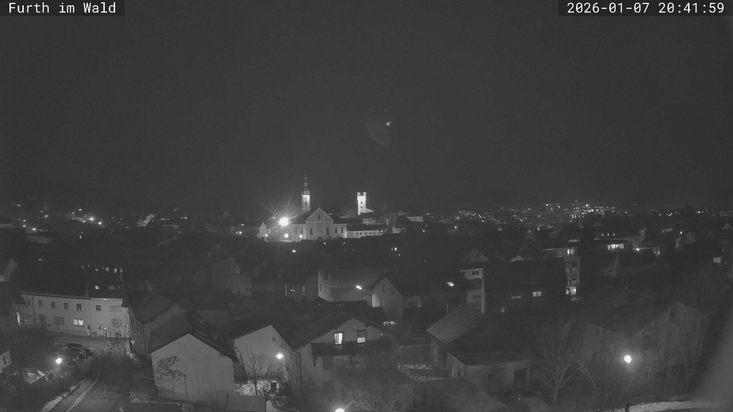 Archived image Webcam City of Furth im Wald