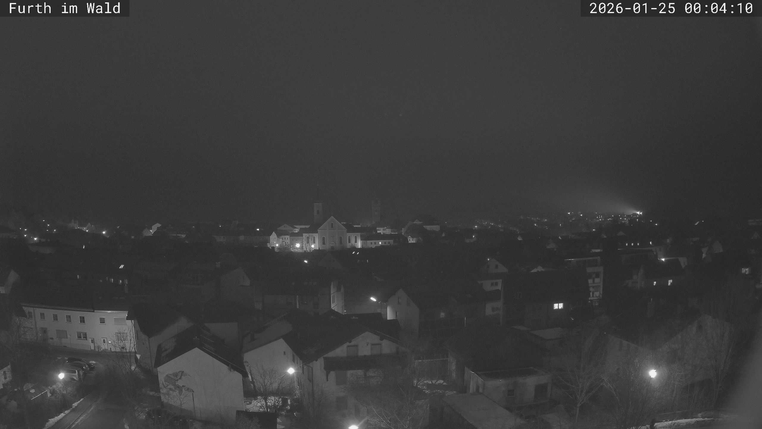 Archived image Webcam City of Furth im Wald