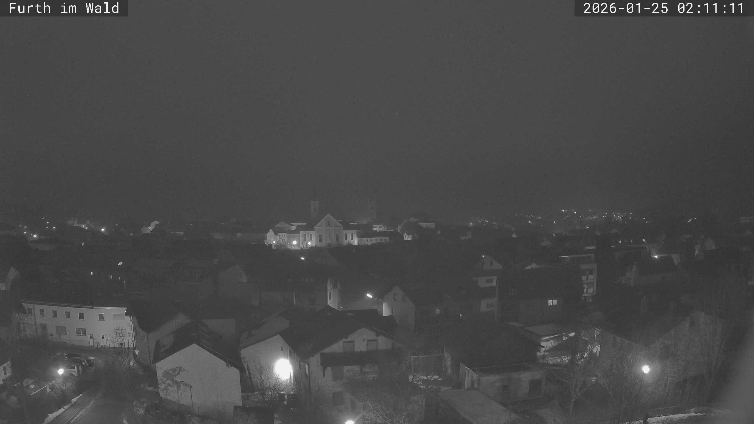 Archived image Webcam City of Furth im Wald