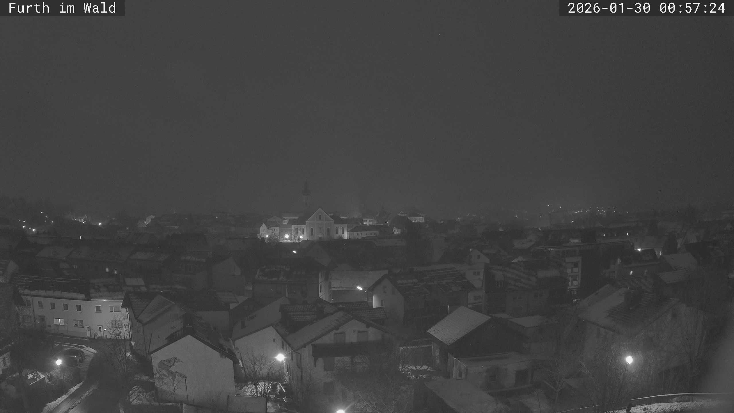 Archived image Webcam City of Furth im Wald