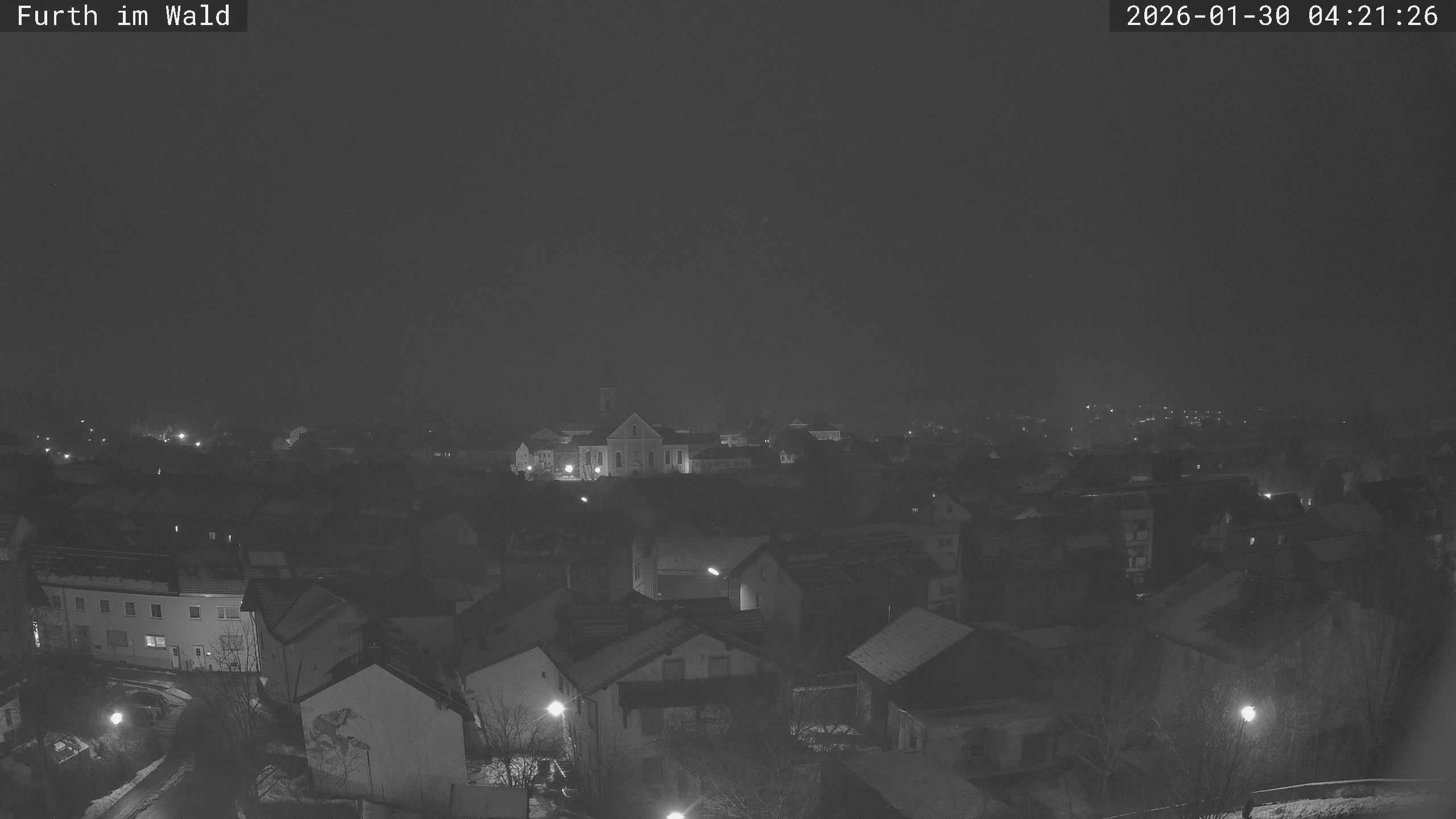 Archived image Webcam City of Furth im Wald