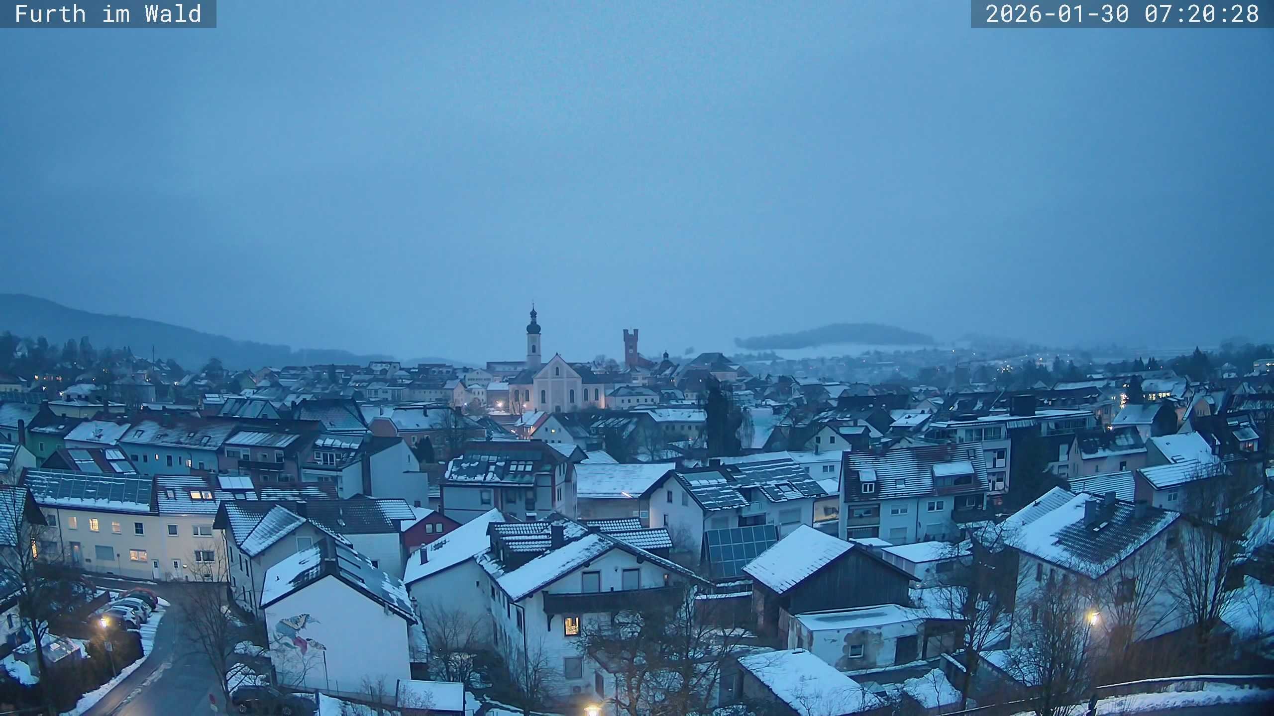 Archived image Webcam City of Furth im Wald