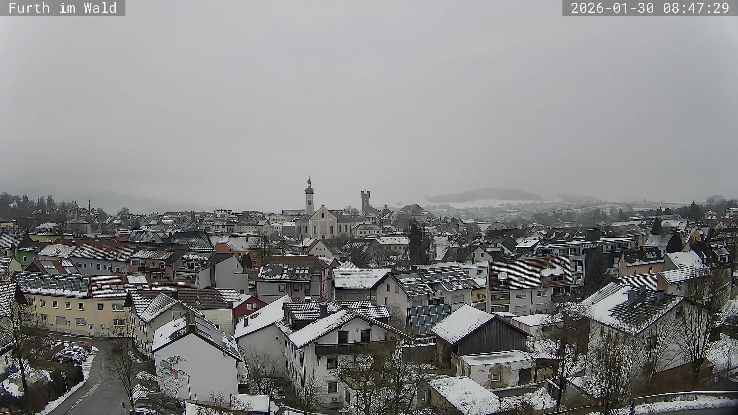 Archived image Webcam City of Furth im Wald