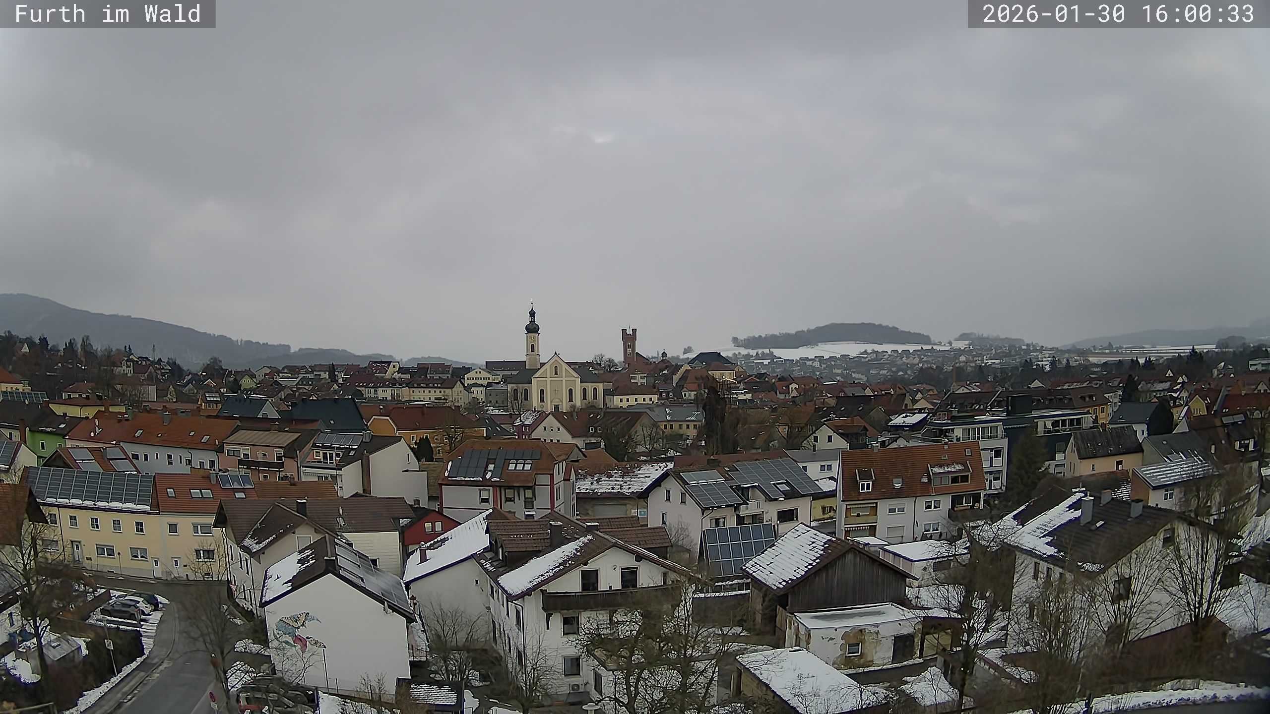 Archived image Webcam City of Furth im Wald