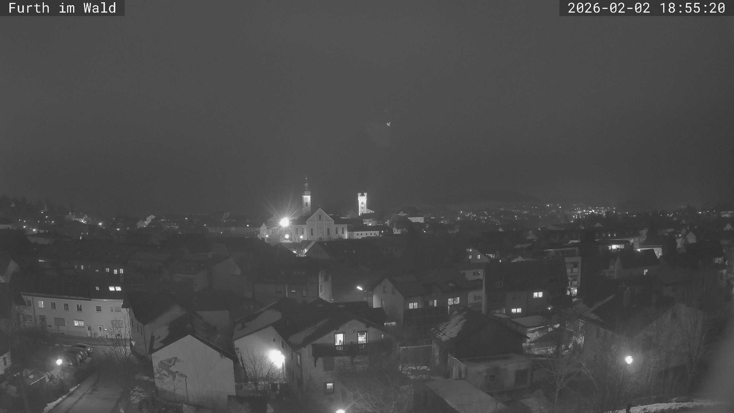 Archived image Webcam City of Furth im Wald