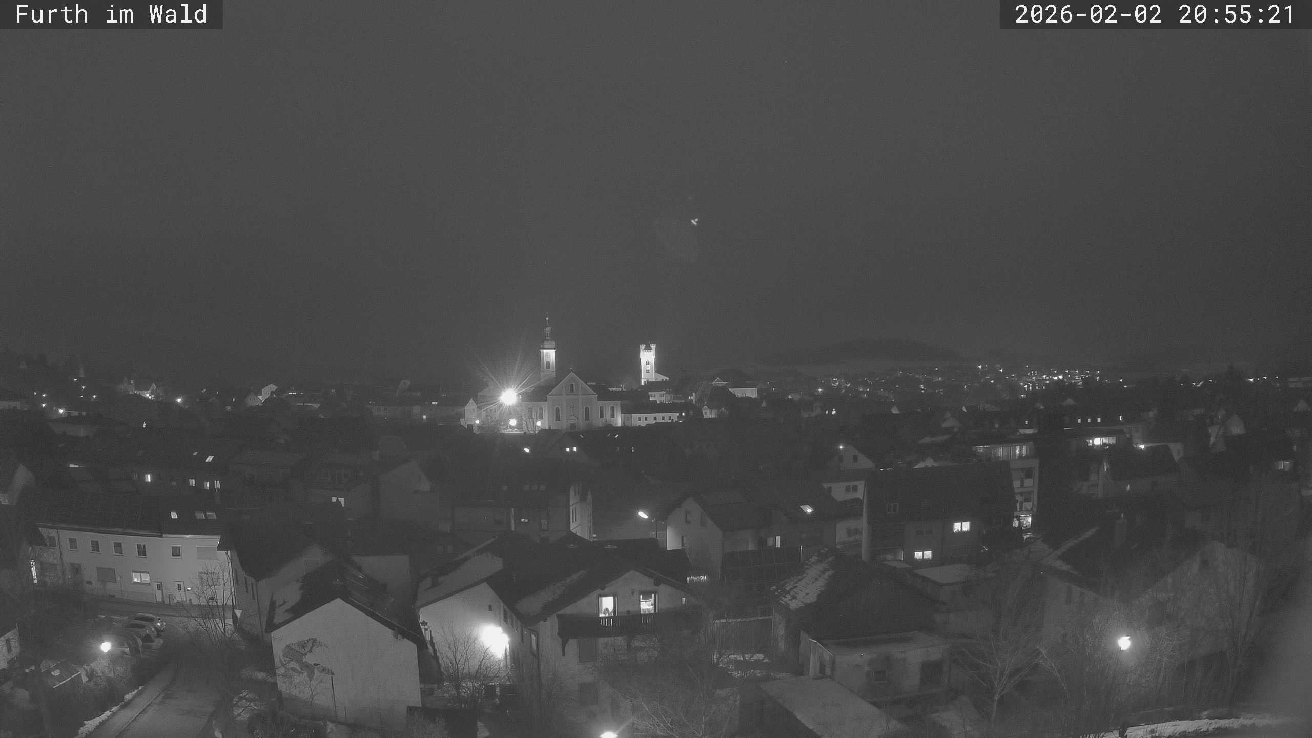 Archived image Webcam City of Furth im Wald