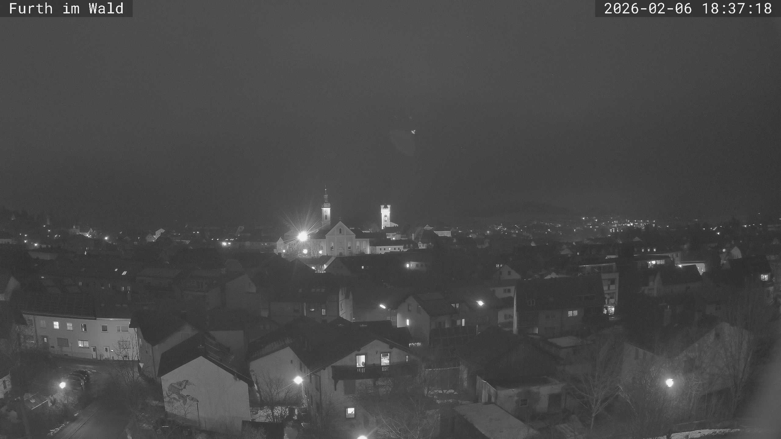 Archived image Webcam City of Furth im Wald