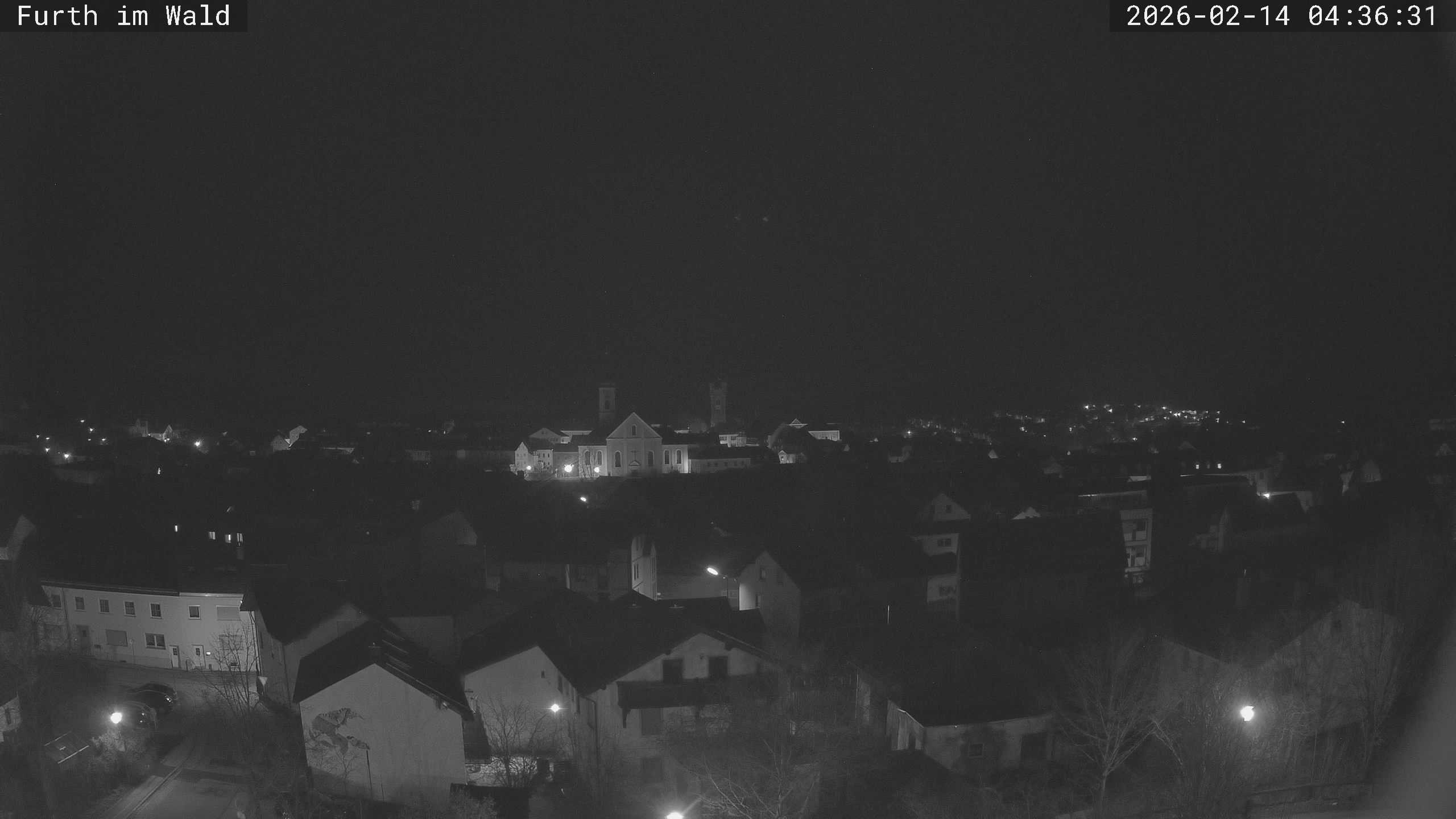 Archived image Webcam City of Furth im Wald