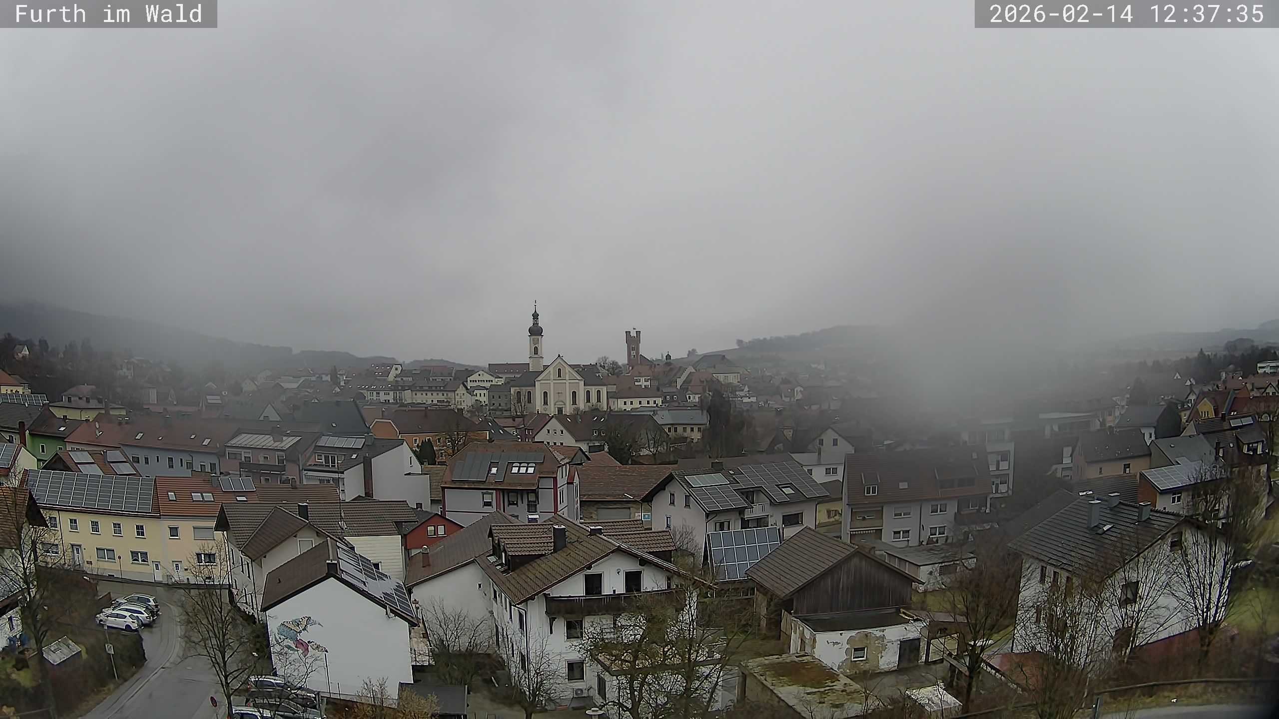 Archived image Webcam City of Furth im Wald