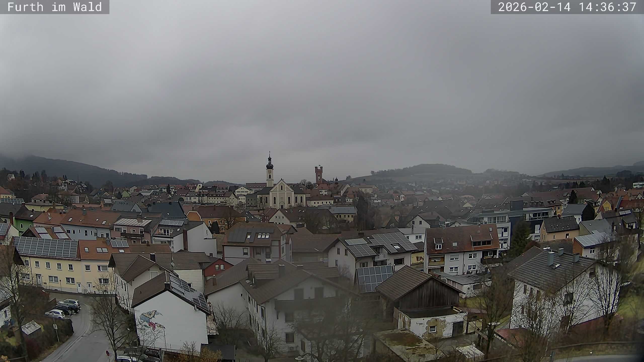 Archived image Webcam City of Furth im Wald