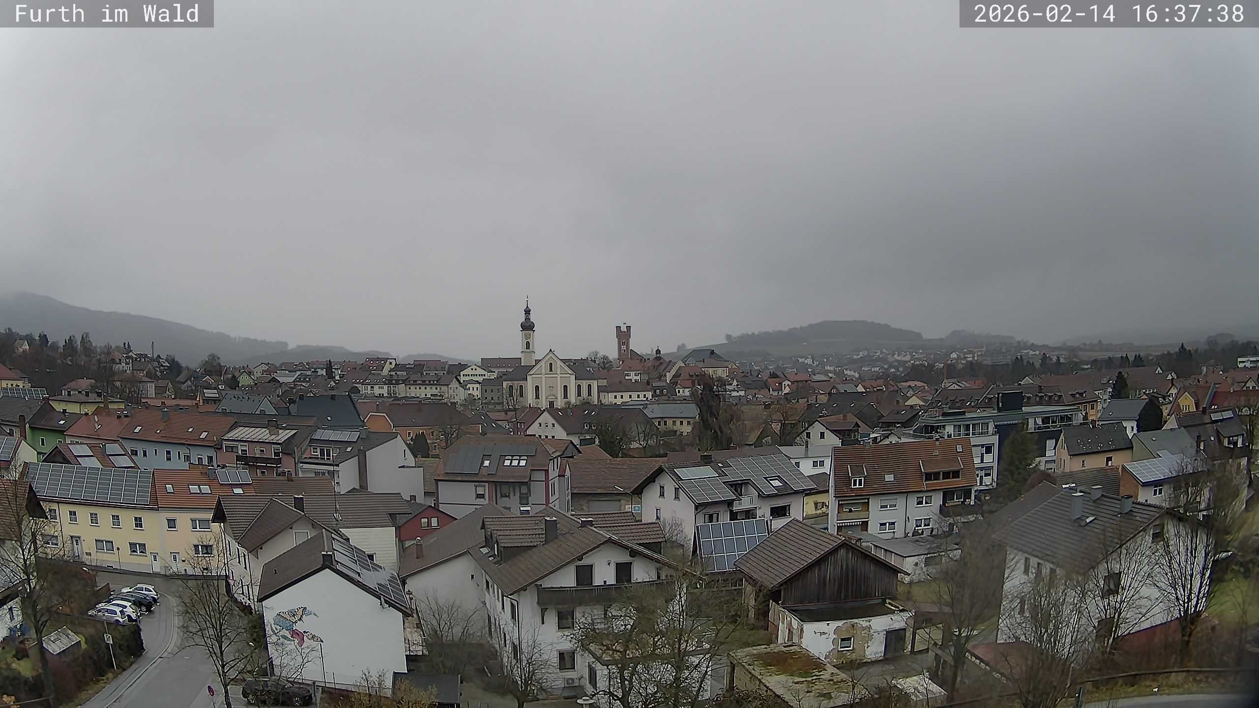 Archived image Webcam City of Furth im Wald