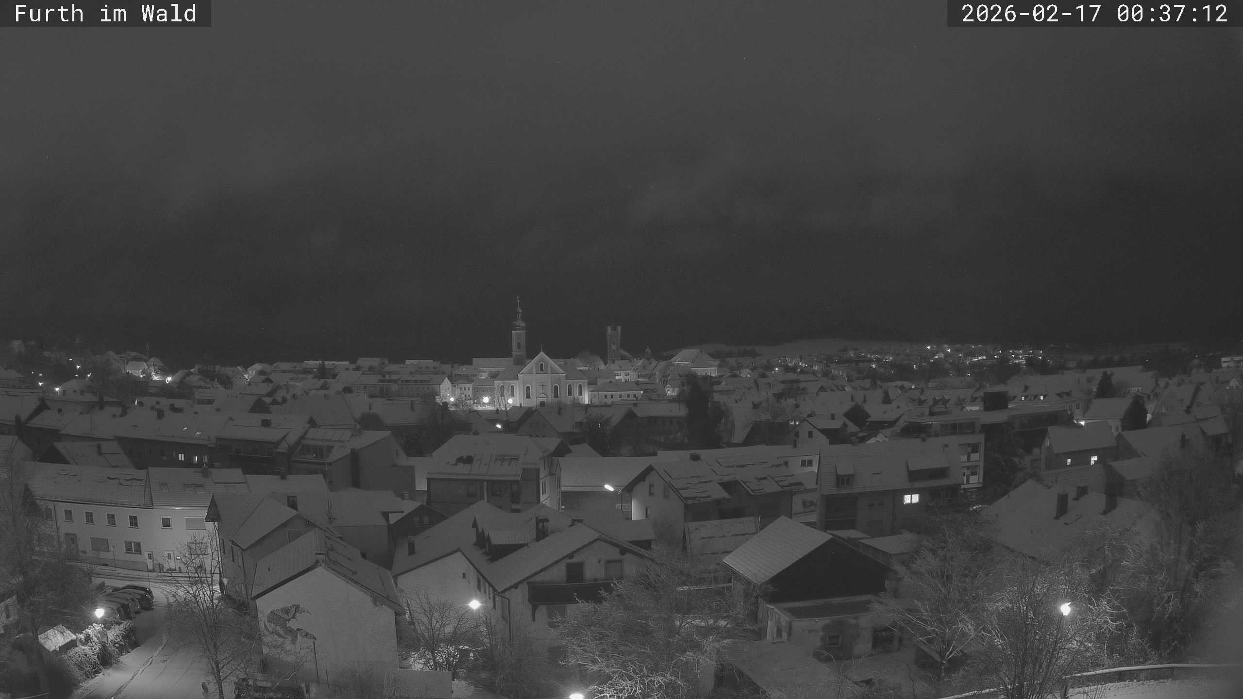 Archived image Webcam City of Furth im Wald