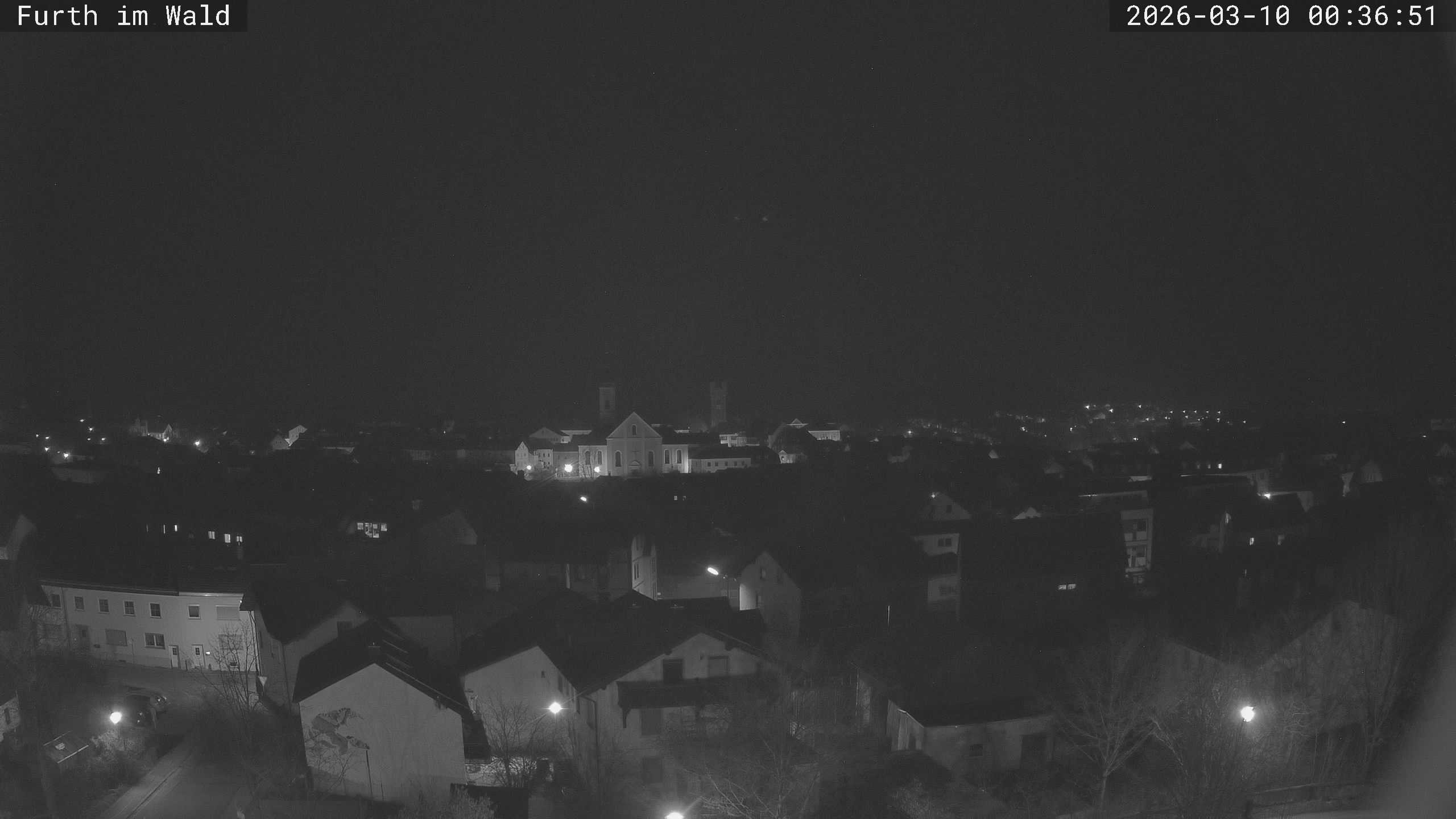 Archived image Webcam City of Furth im Wald