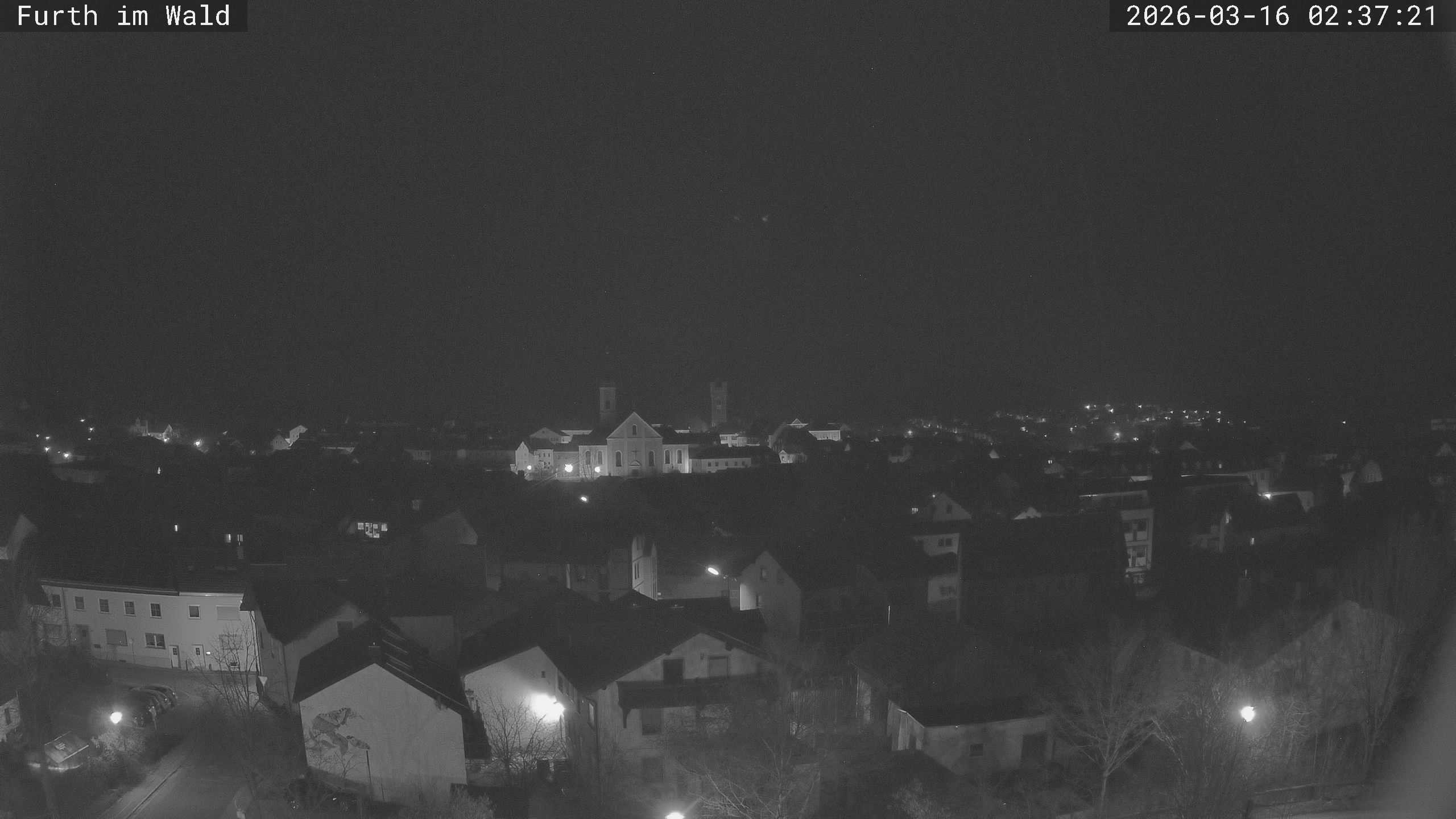Archived image Webcam City of Furth im Wald