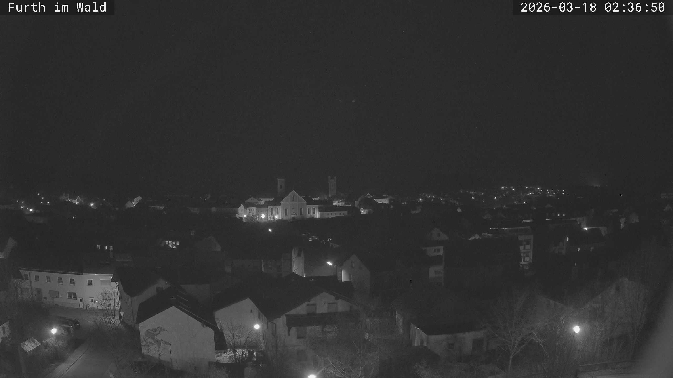 Archived image Webcam City of Furth im Wald