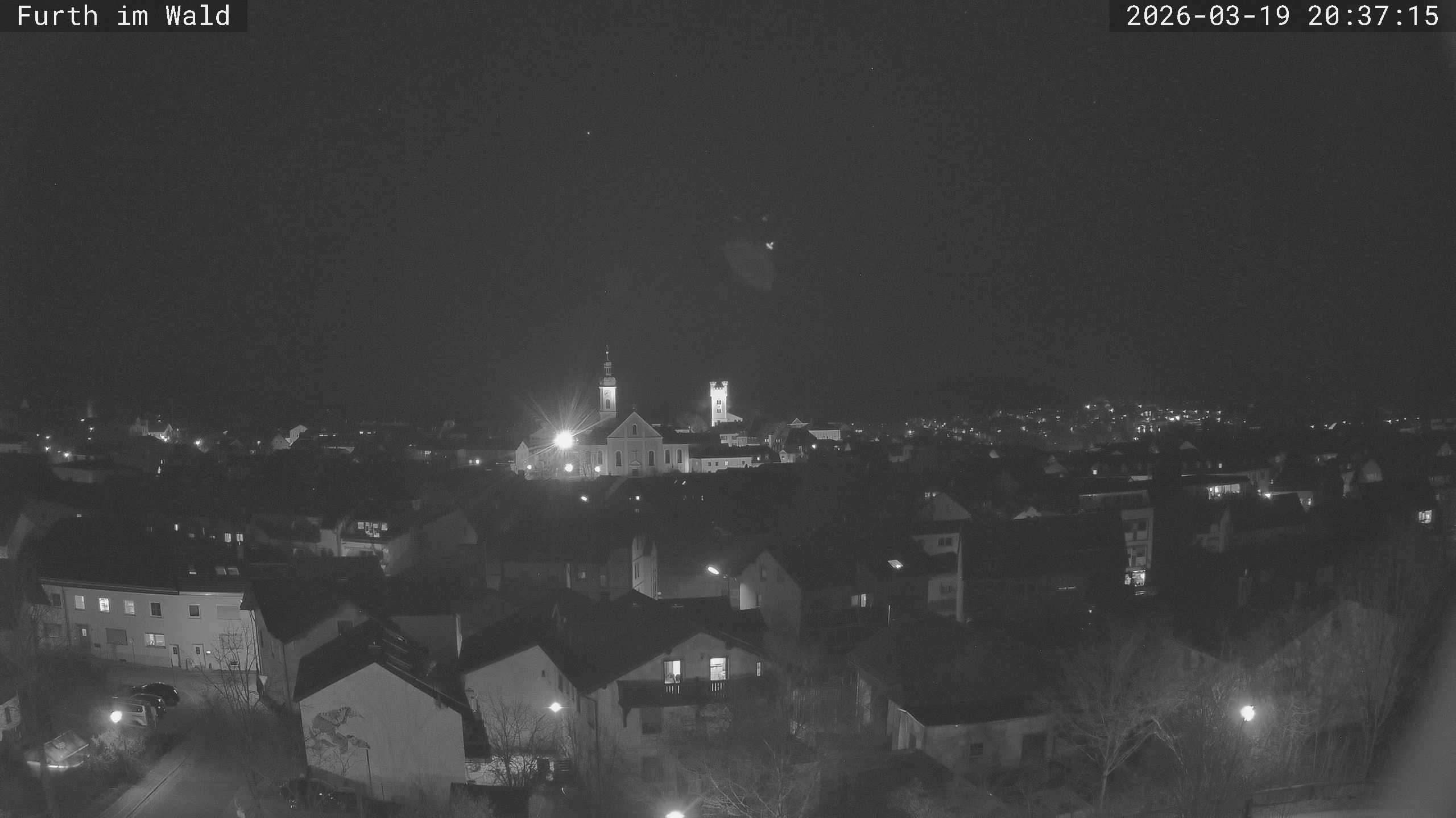 Archived image Webcam City of Furth im Wald