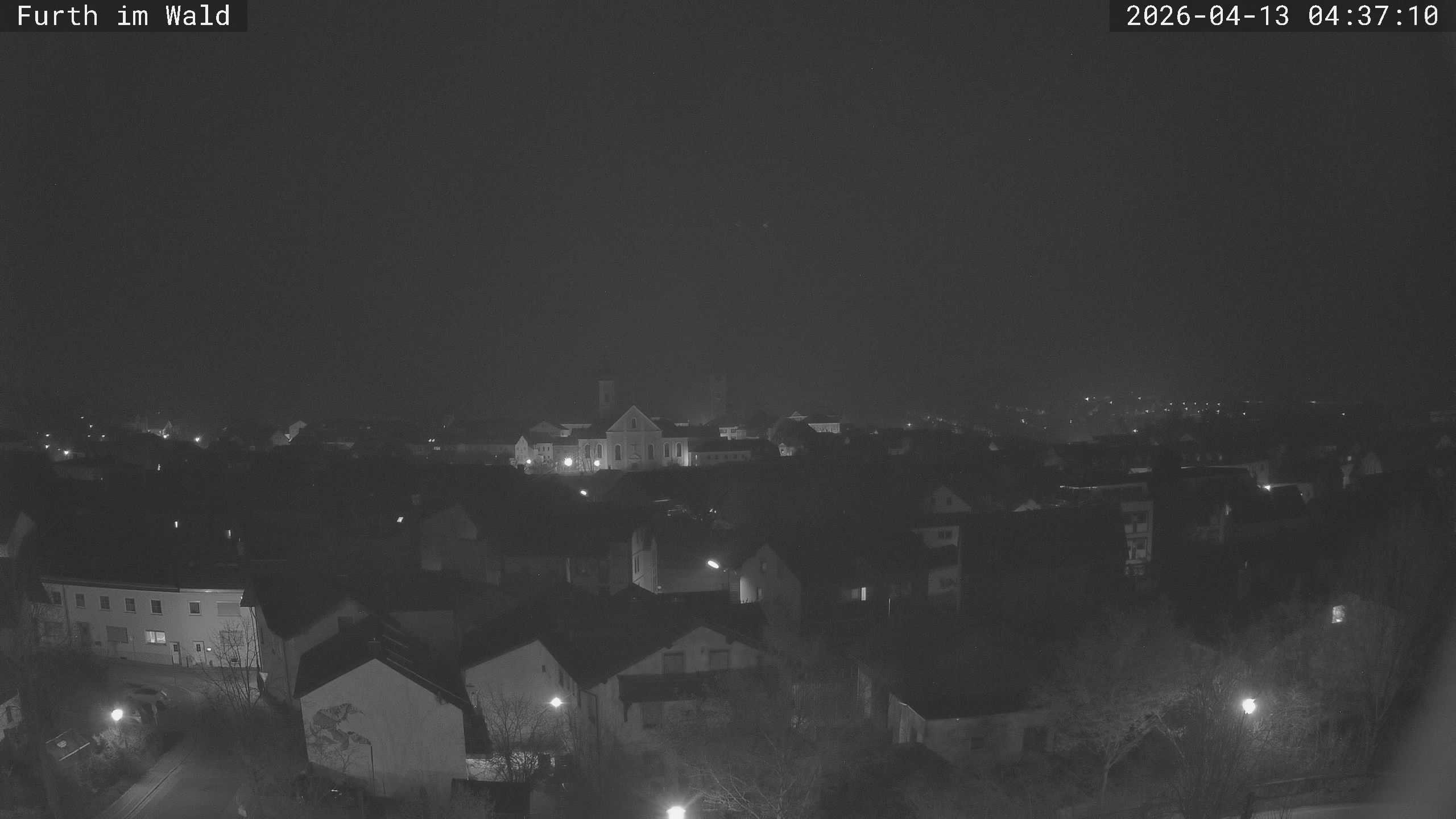 Archived image Webcam City of Furth im Wald