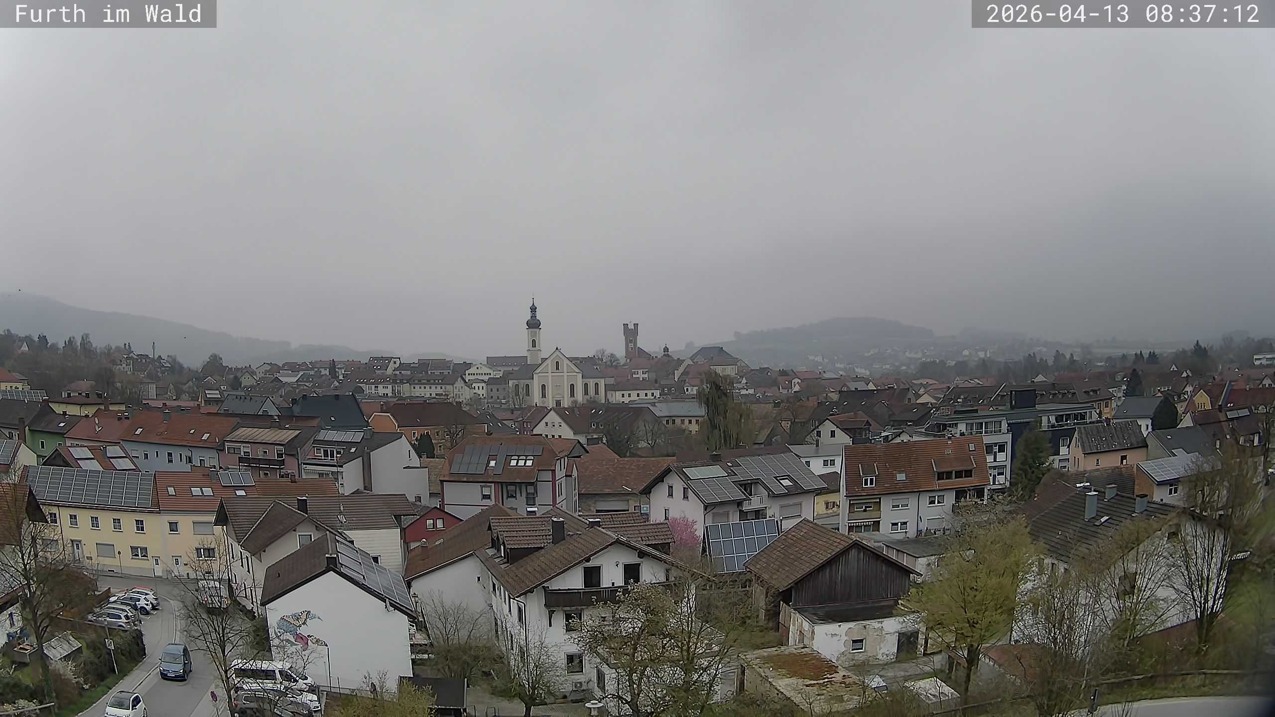 Archived image Webcam City of Furth im Wald