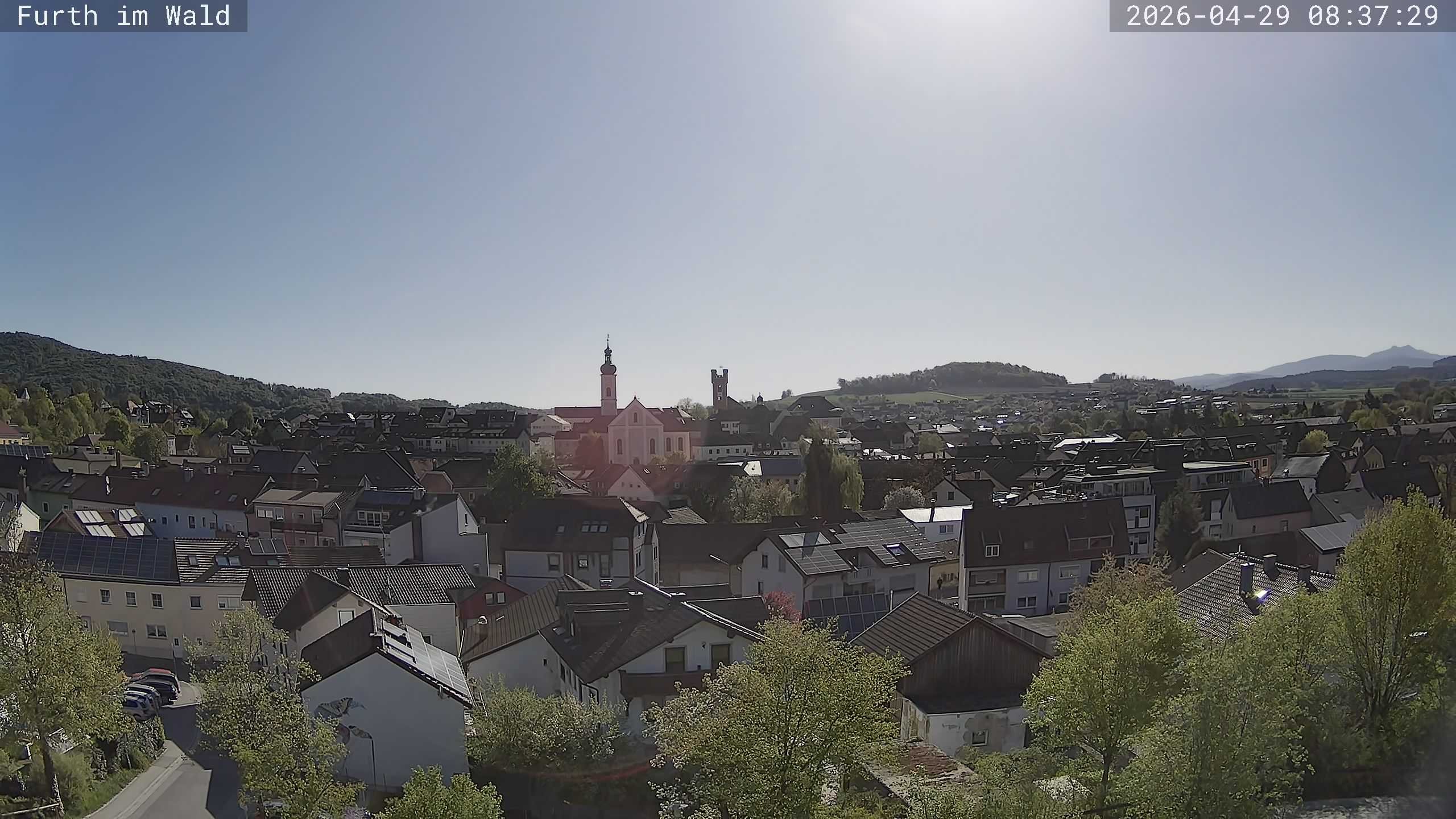 Archived image Webcam City of Furth im Wald