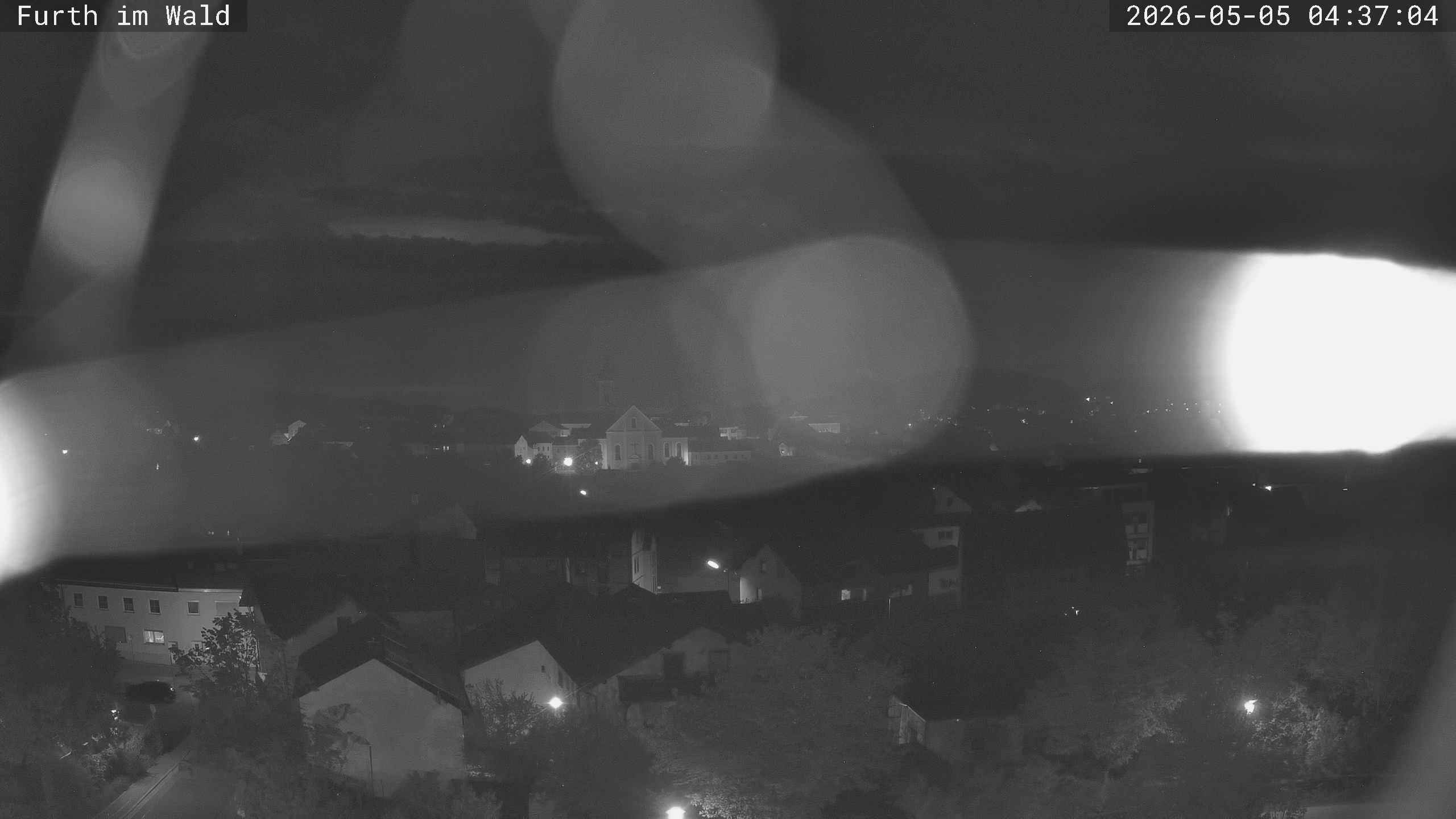 Archived image Webcam City of Furth im Wald
