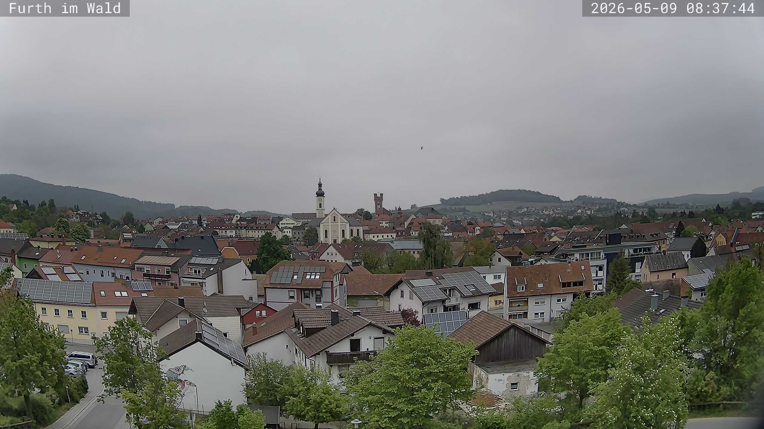 Archived image Webcam City of Furth im Wald