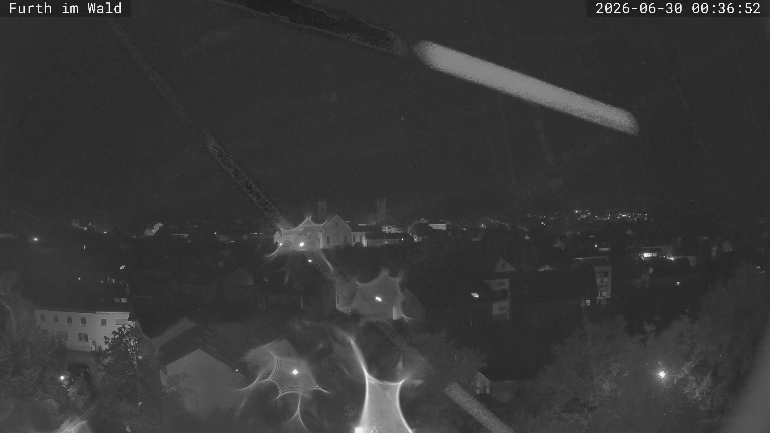 Archived image Webcam City of Furth im Wald