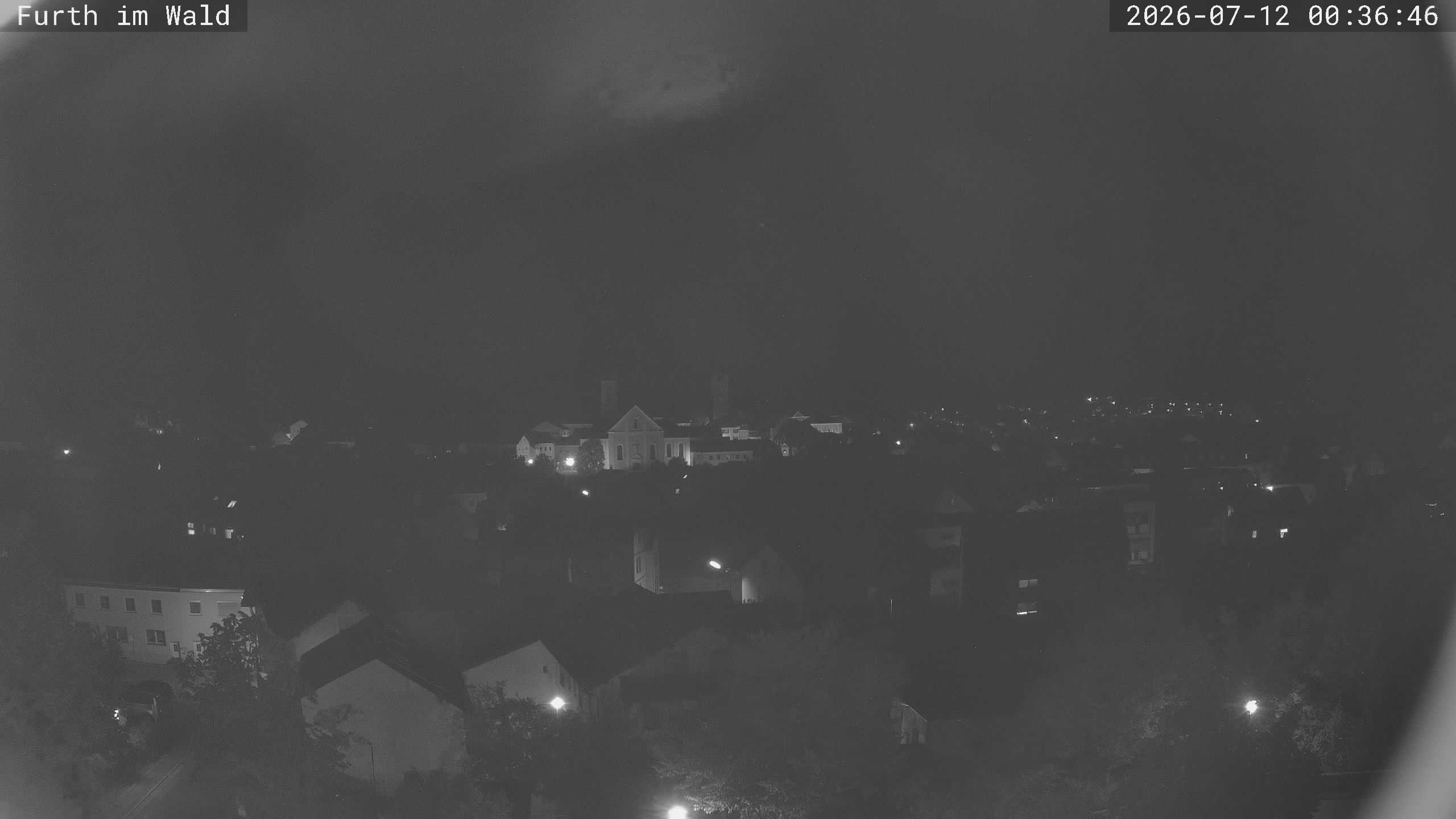 Archived image Webcam City of Furth im Wald