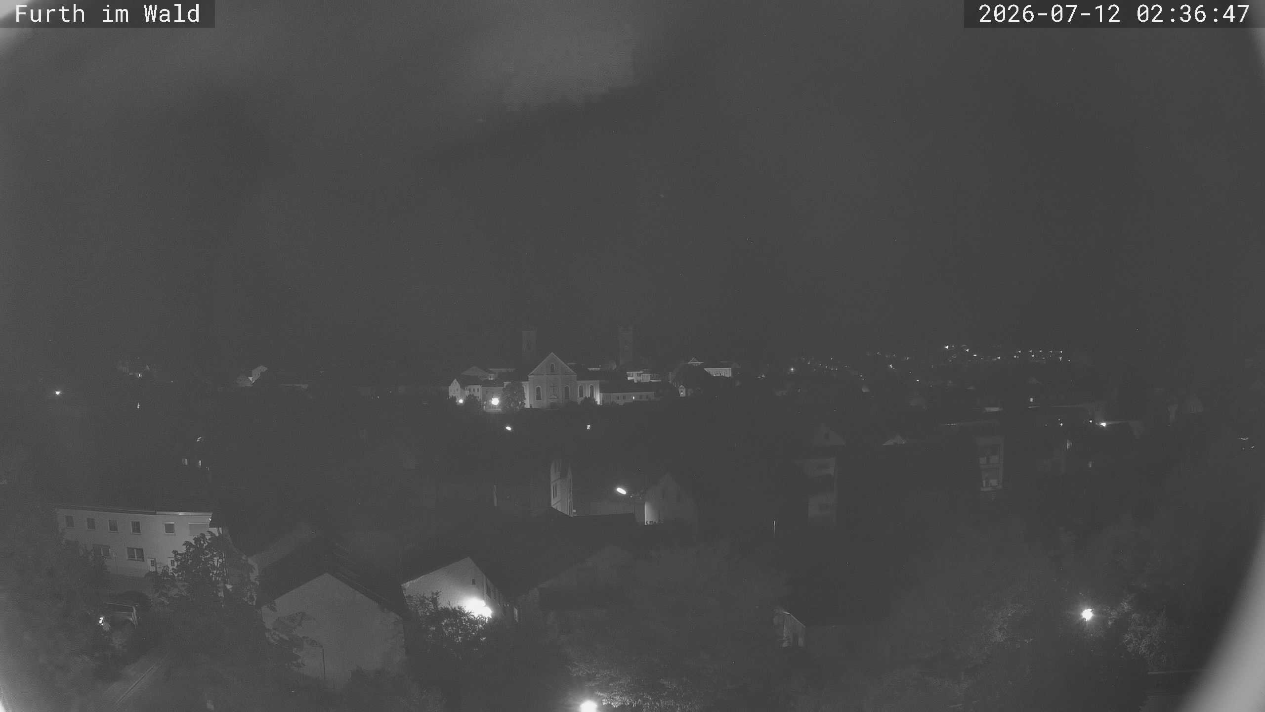 Archived image Webcam City of Furth im Wald
