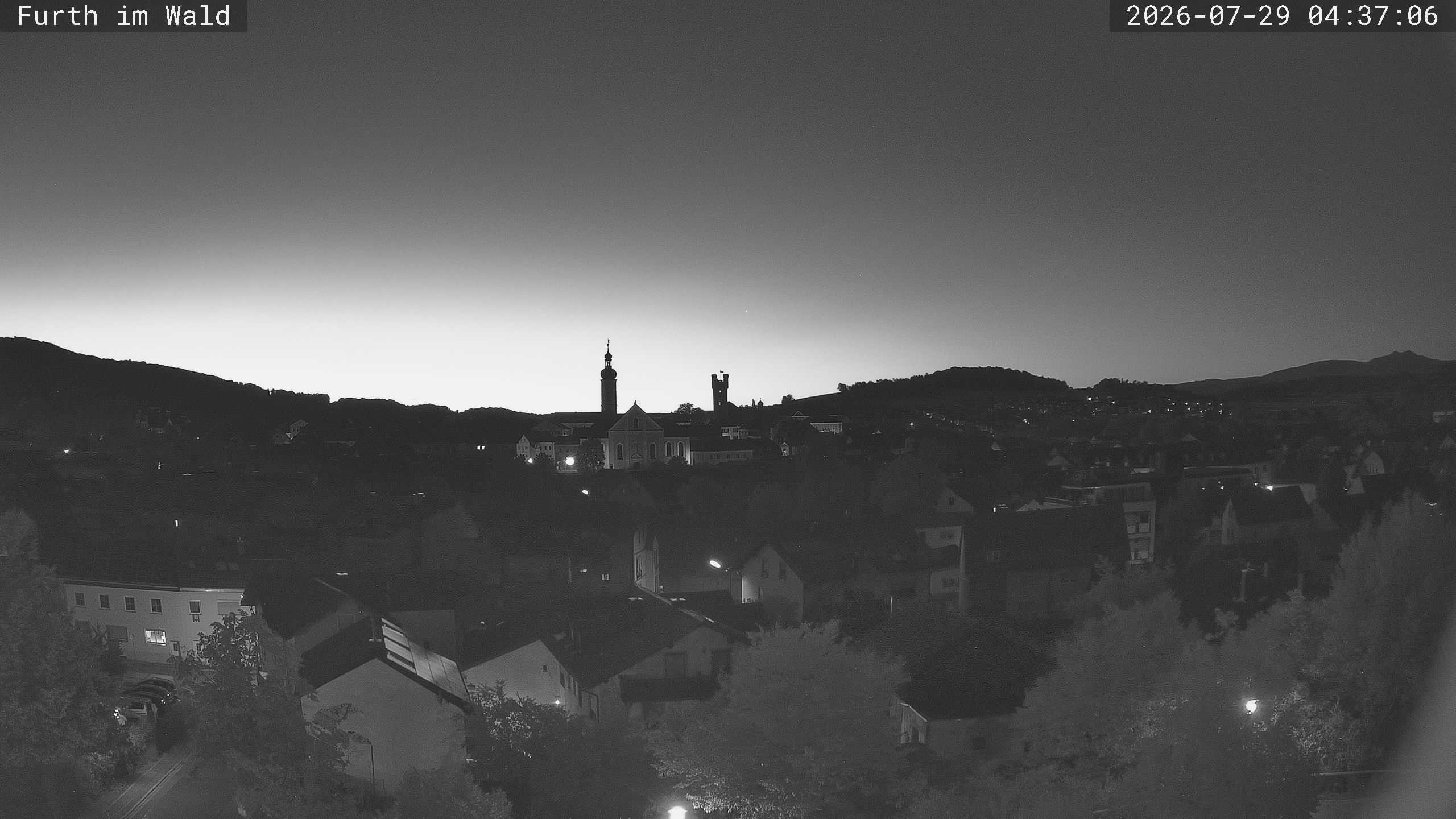 Archived image Webcam City of Furth im Wald