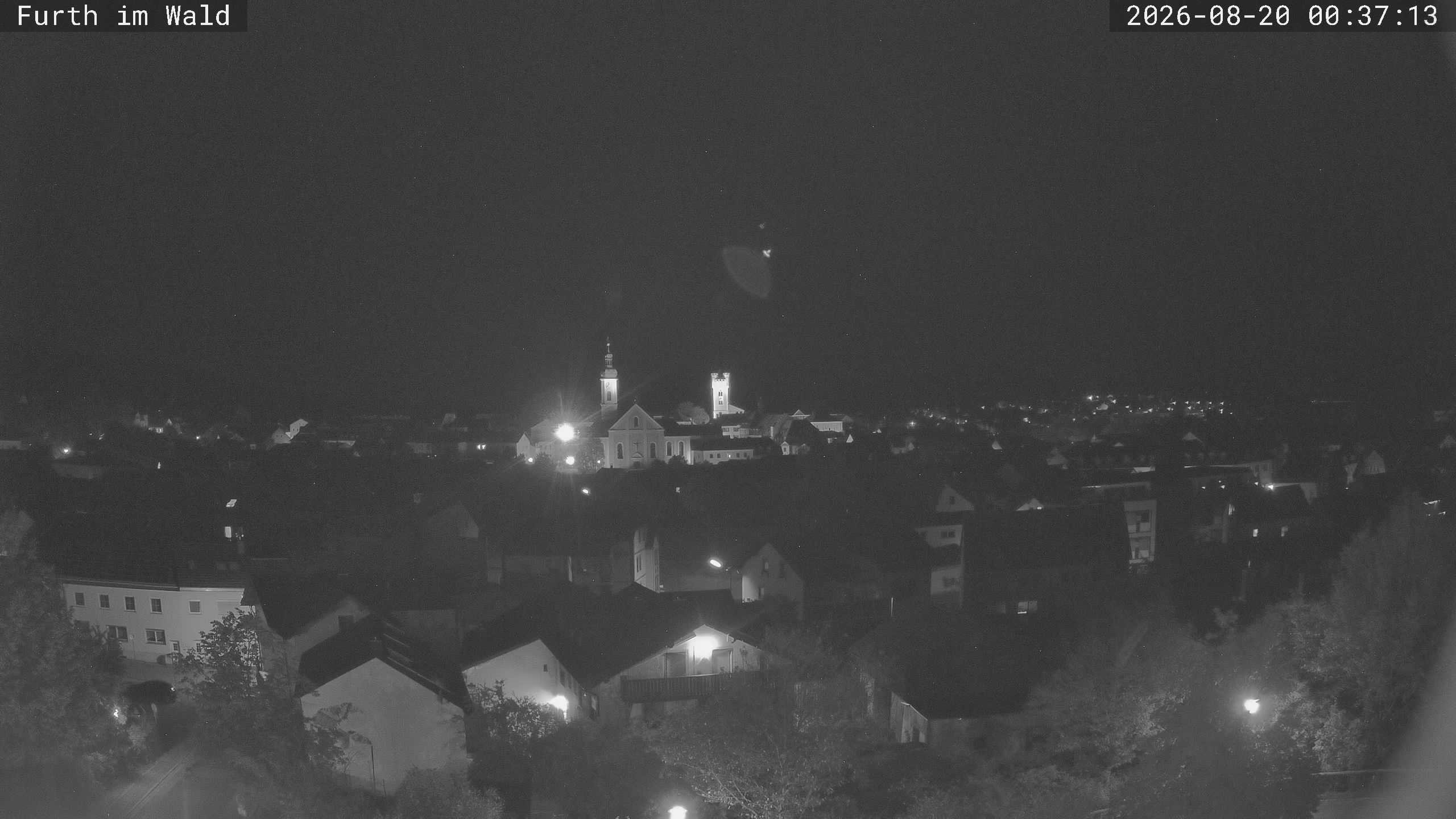 Archived image Webcam City of Furth im Wald