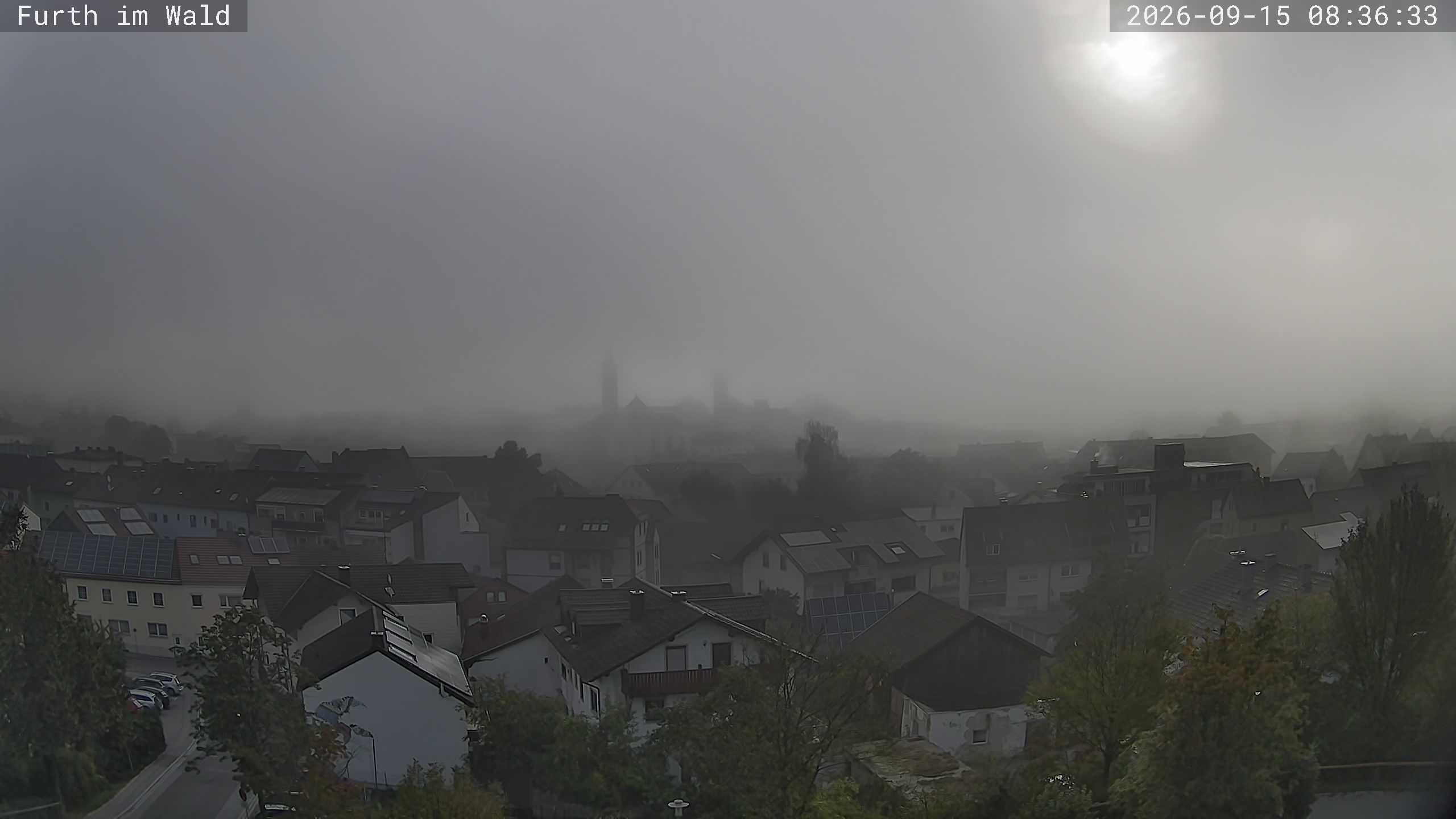 Archived image Webcam City of Furth im Wald