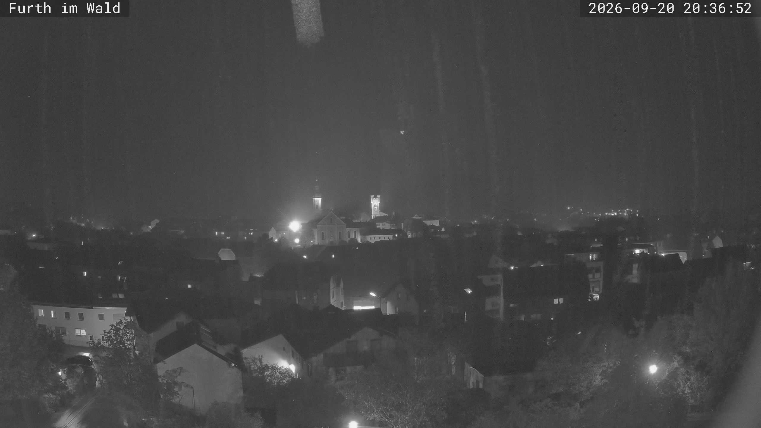 Archived image Webcam City of Furth im Wald
