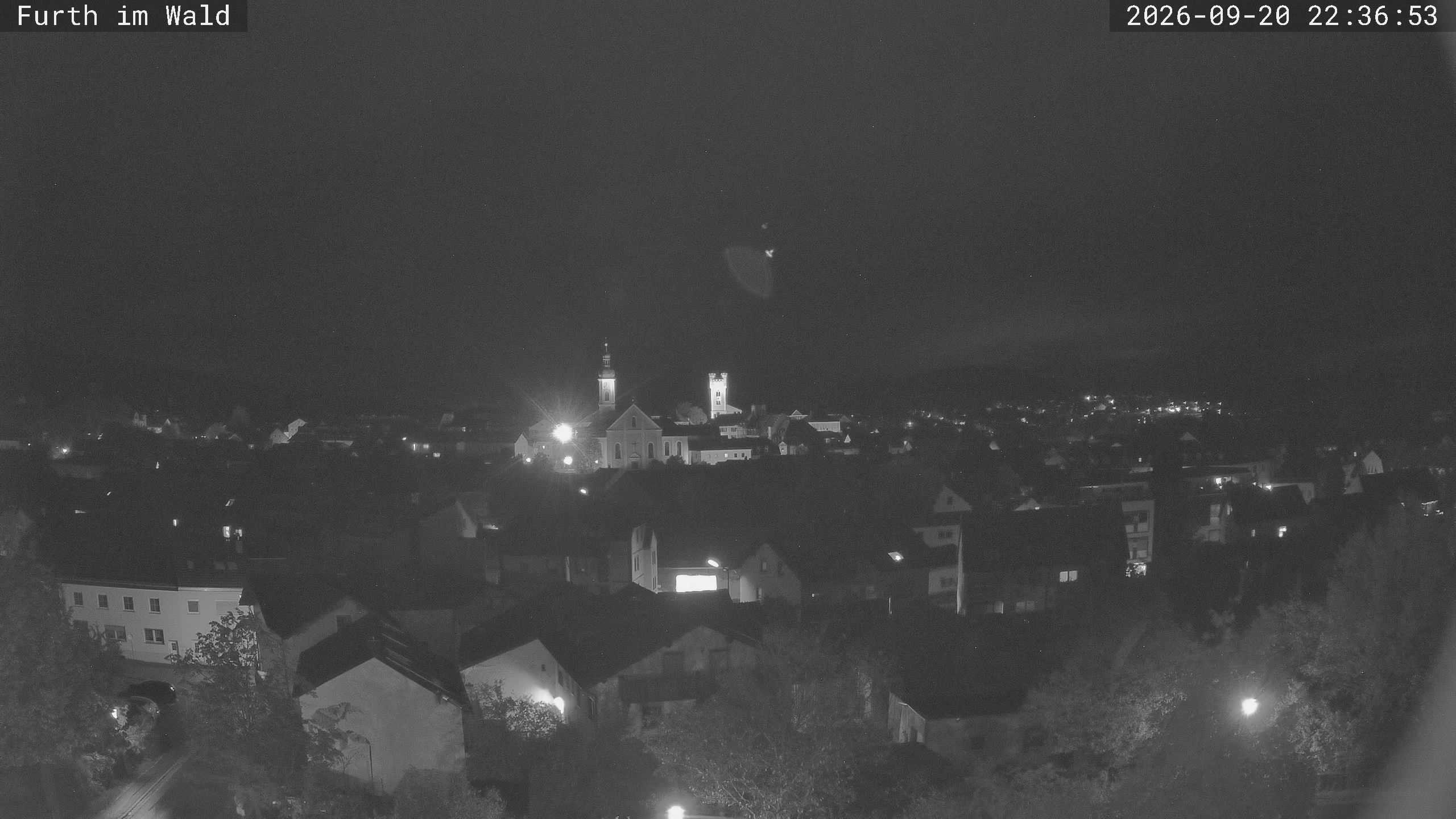 Archived image Webcam City of Furth im Wald