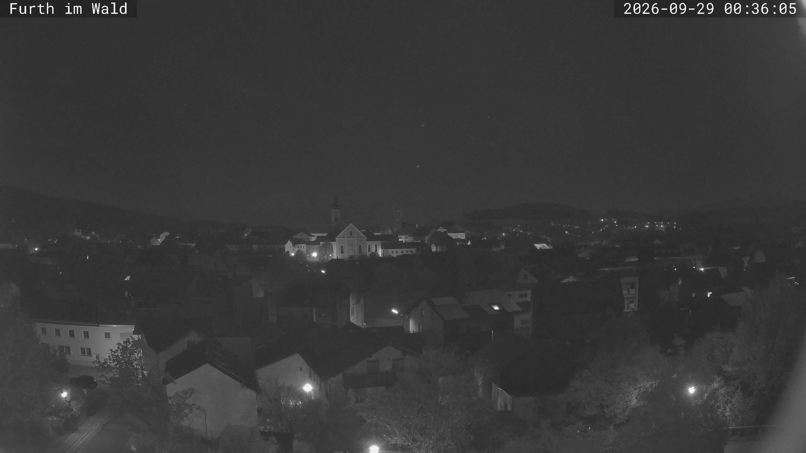 Archived image Webcam City of Furth im Wald