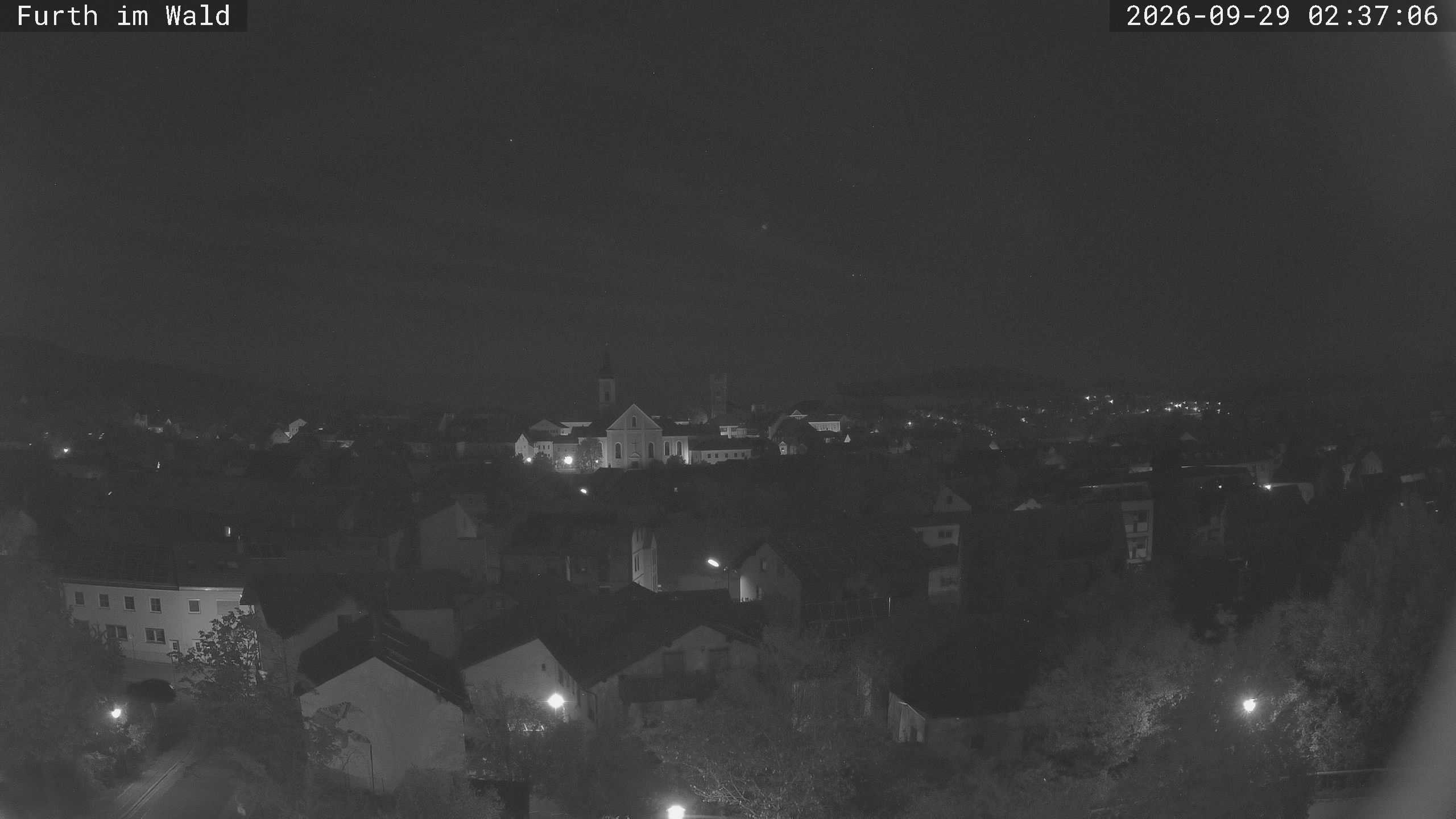 Archived image Webcam City of Furth im Wald